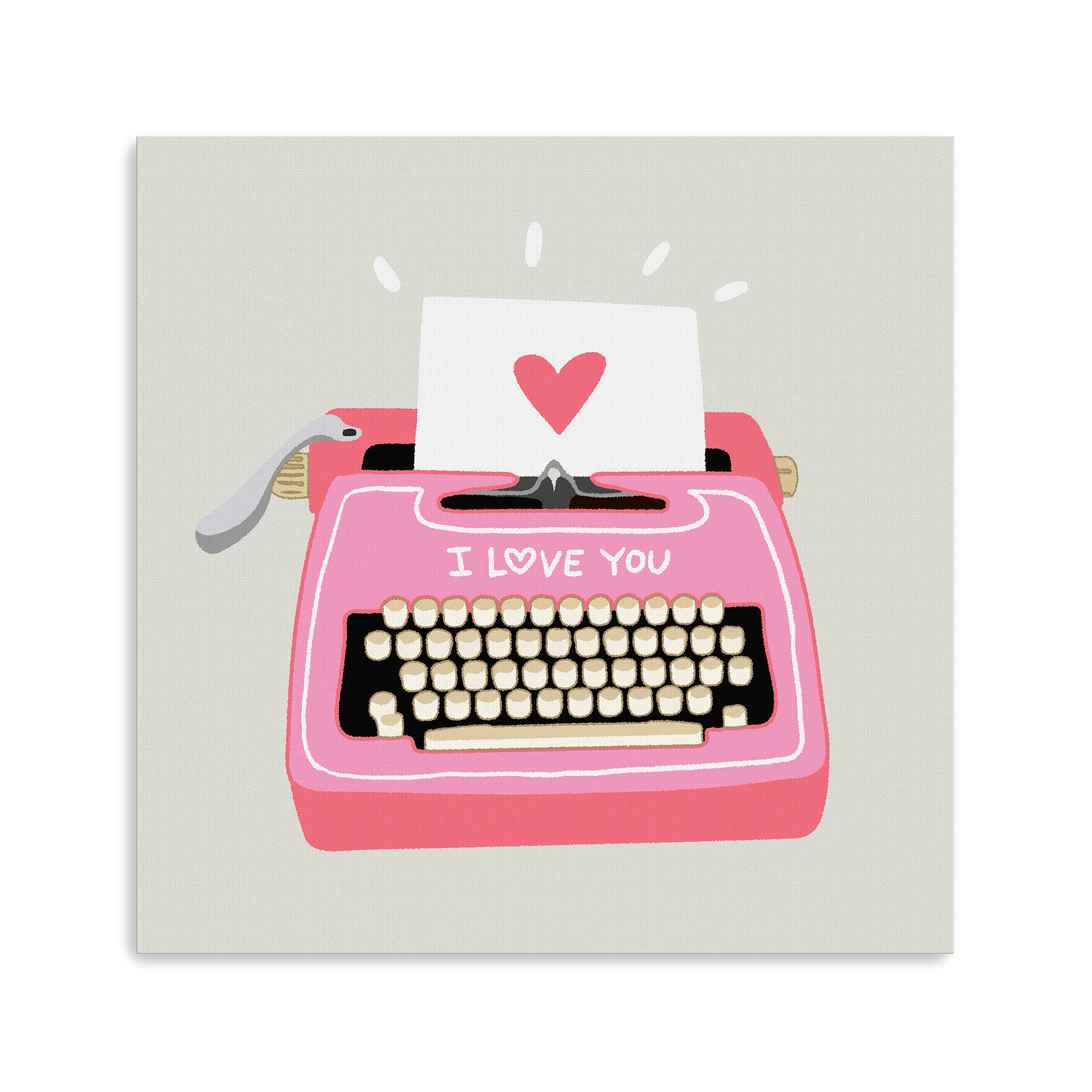 Love Writer Canvas Giclée Art