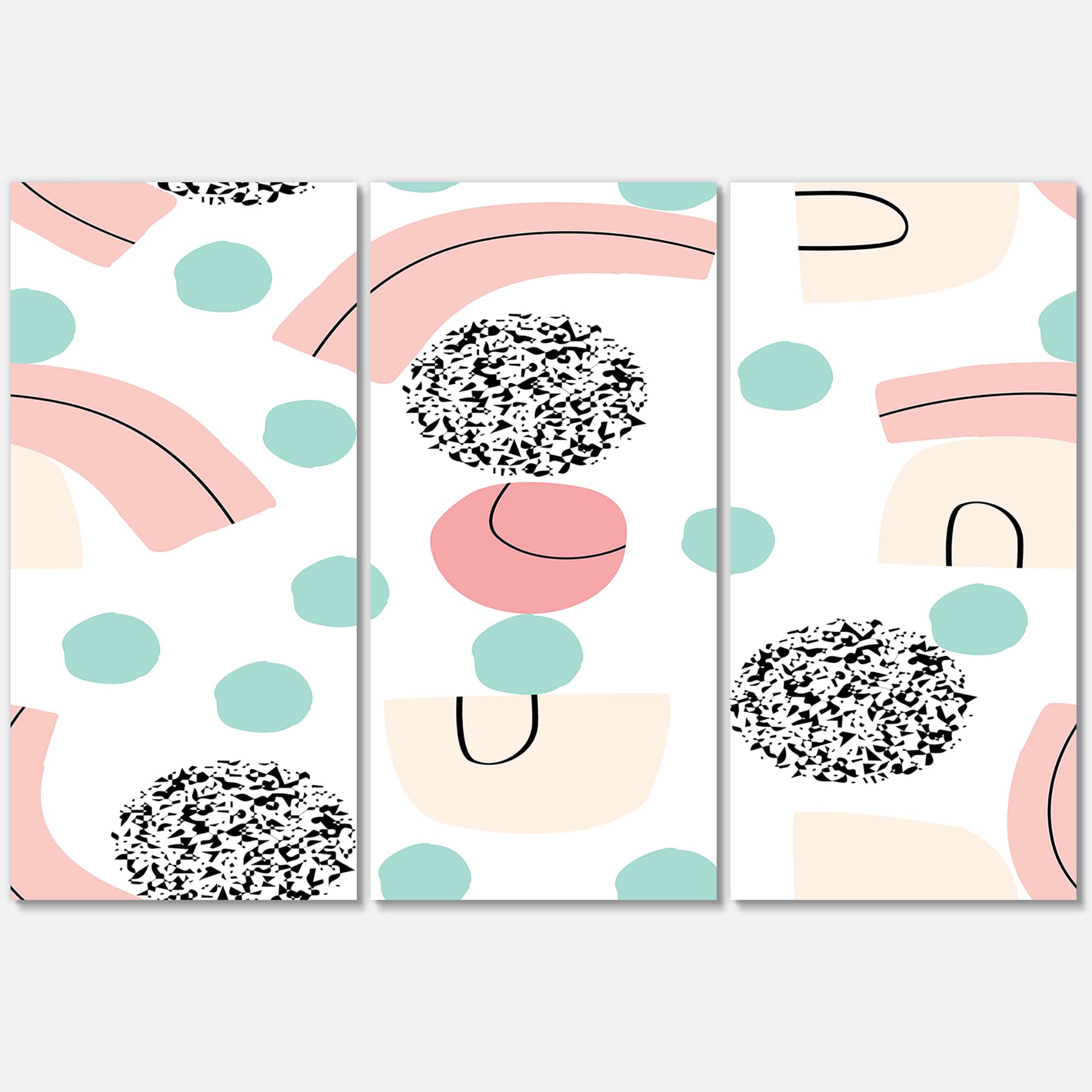 Designart - Organic and Elements In Pastel Tones