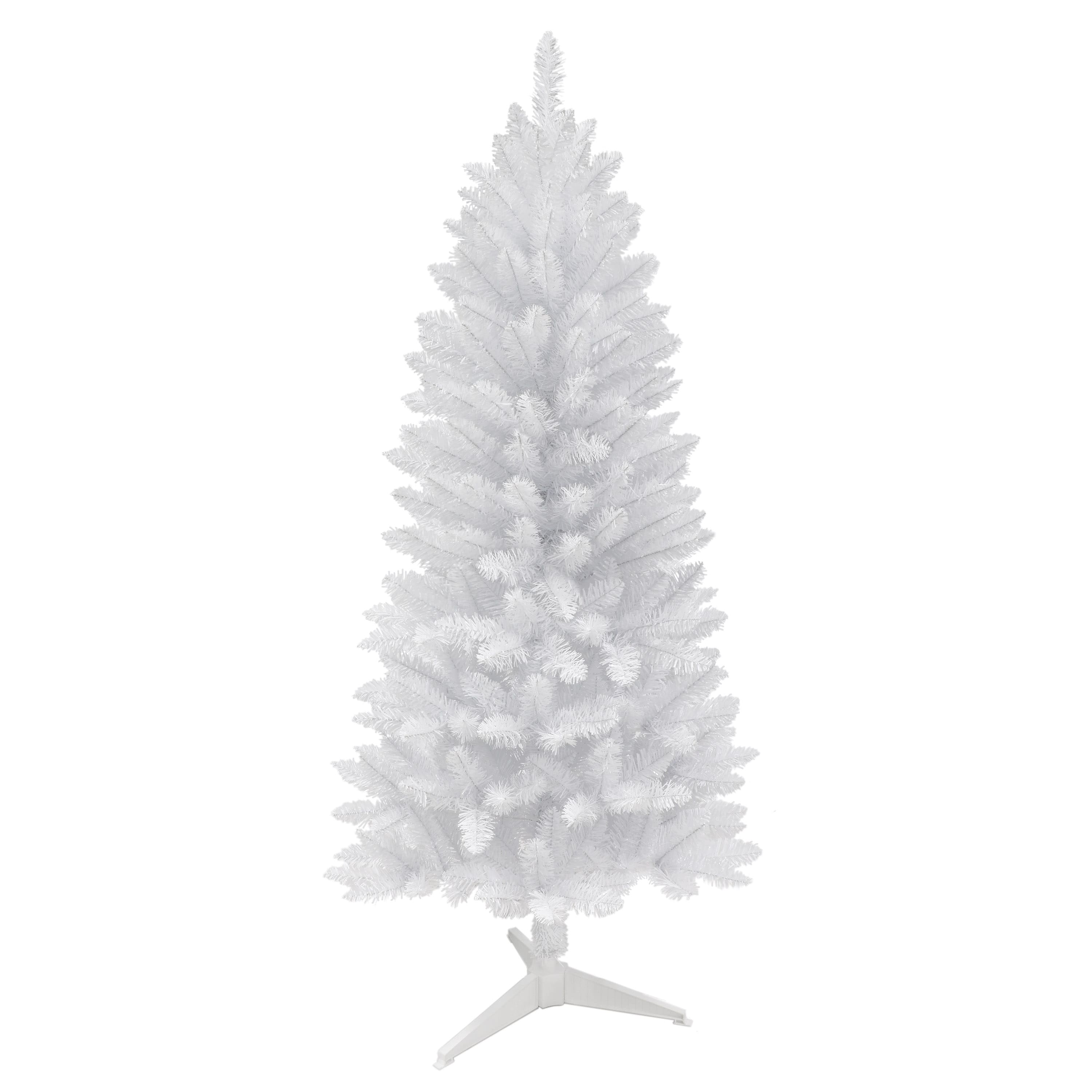 5ft. Unlit White Carson Artificial Pine Tree