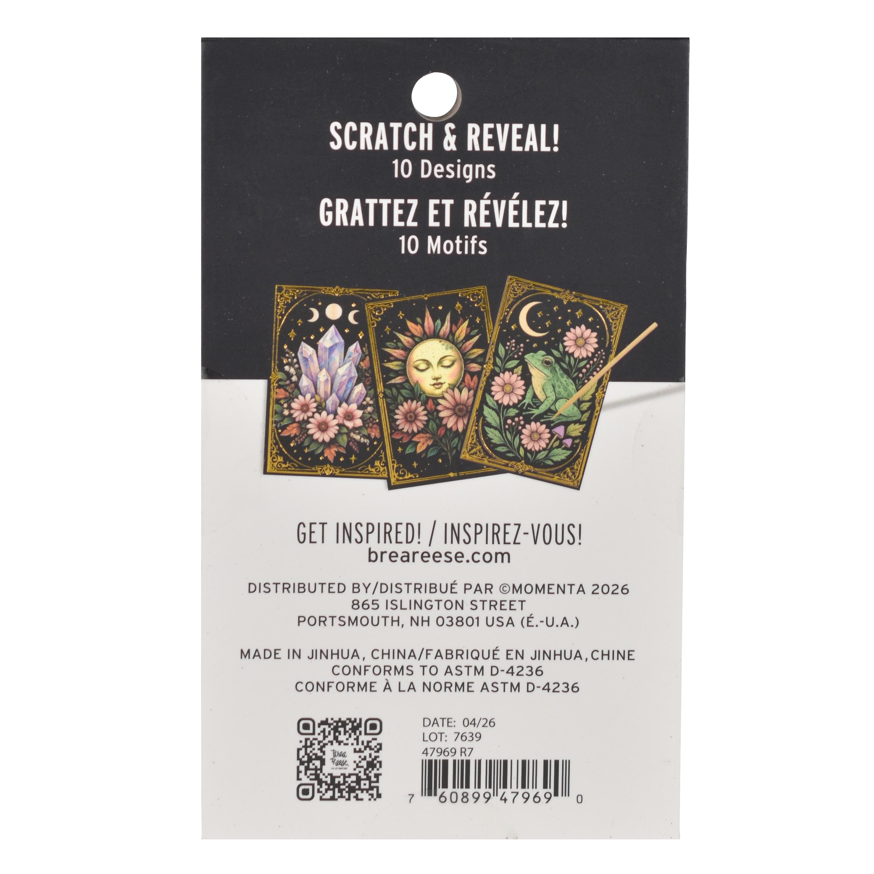 Brea Reese® Mini Moonlit Field Scratch Art Paper Pad