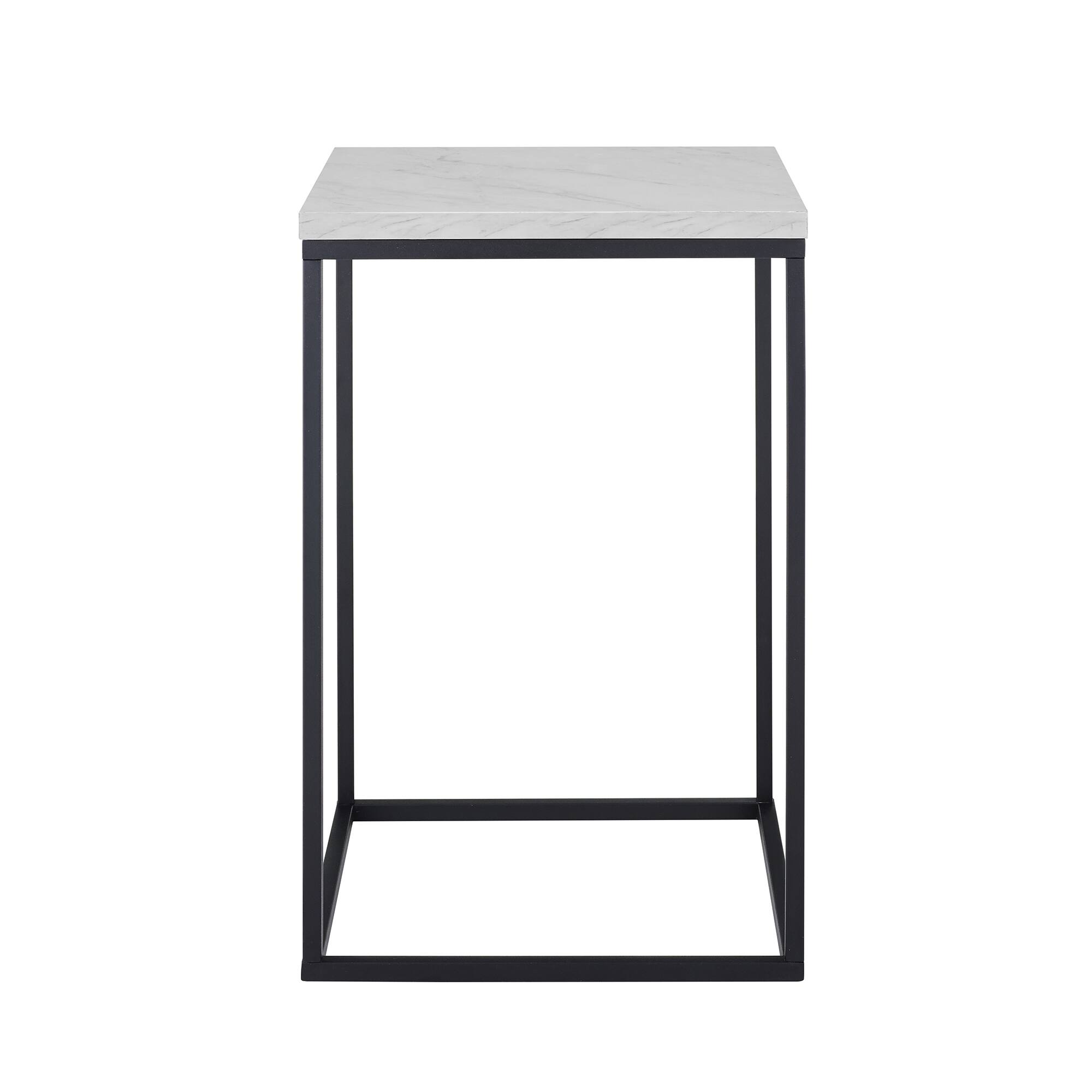 Walker Edison Modern Square Side Table