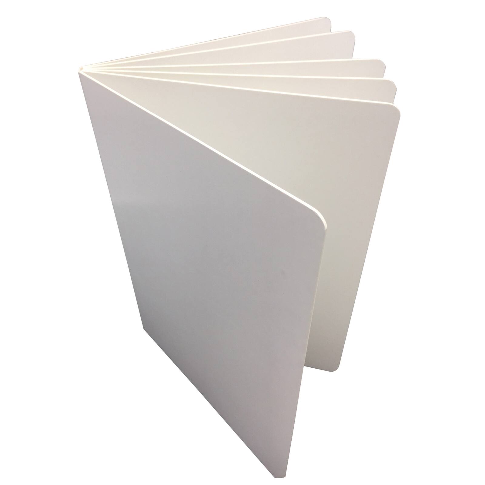 Ashley Productions 6" x 8" White Blank Chunky Hardcover Board Book, 6ct.