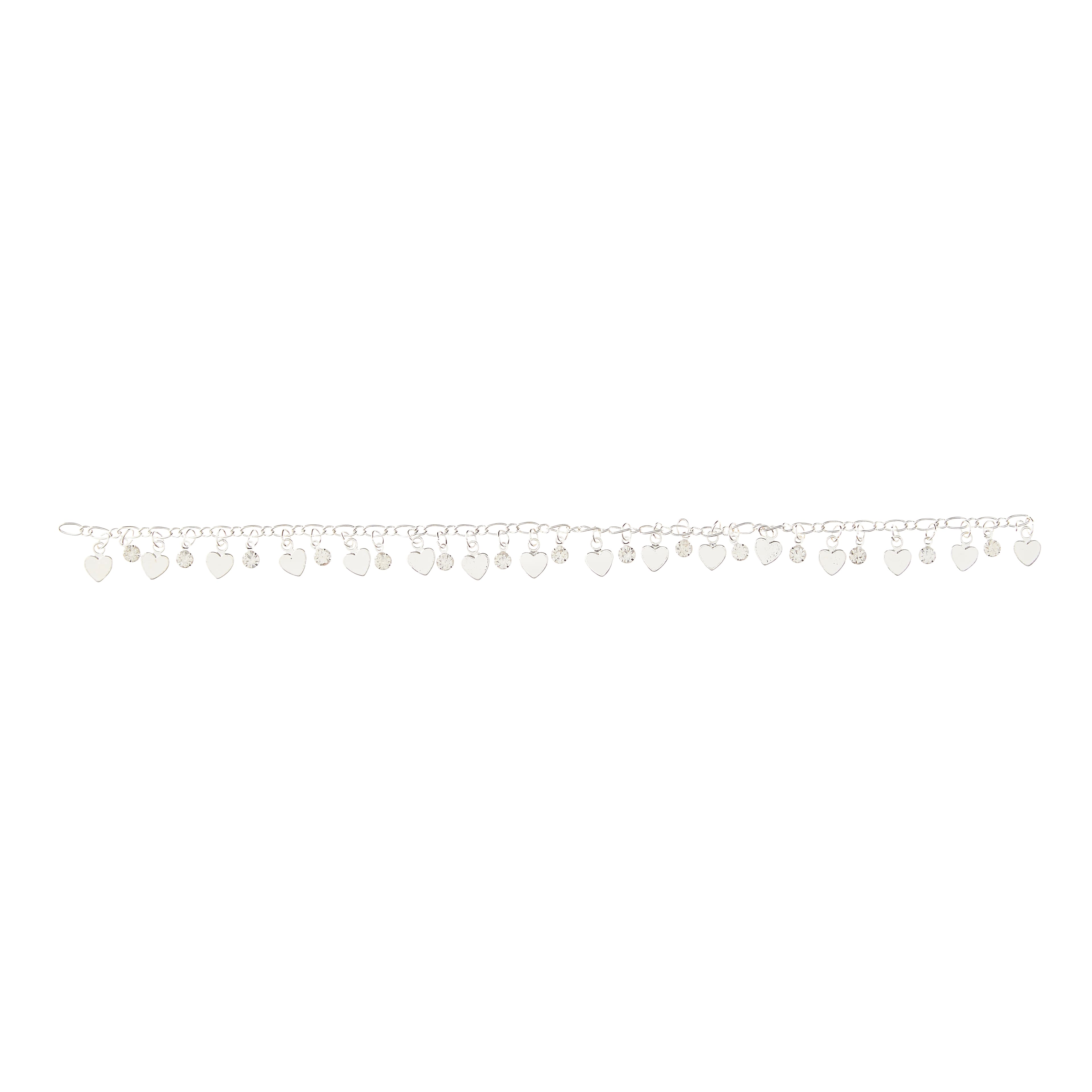 12 Pack: Silver Small Heart Metal Chain by Bead Landing™