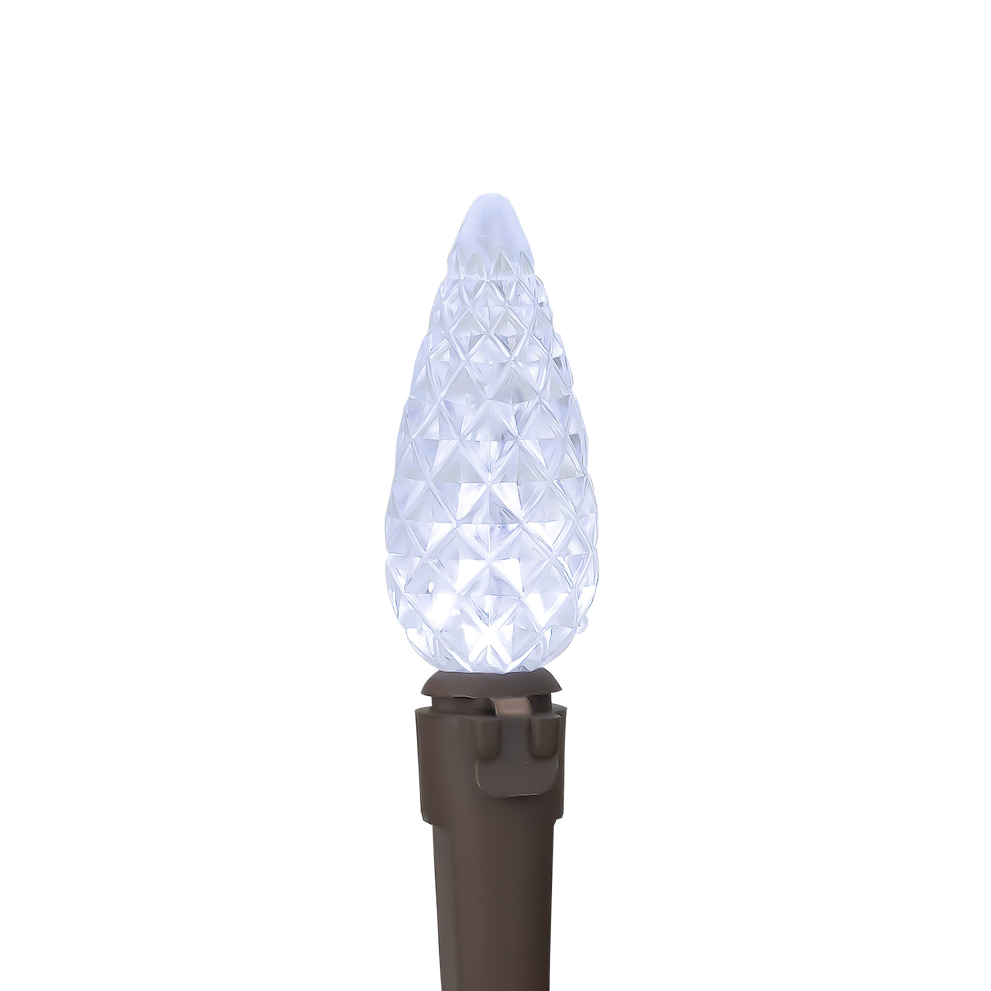 70ct. Pure White LED C6 String Lights