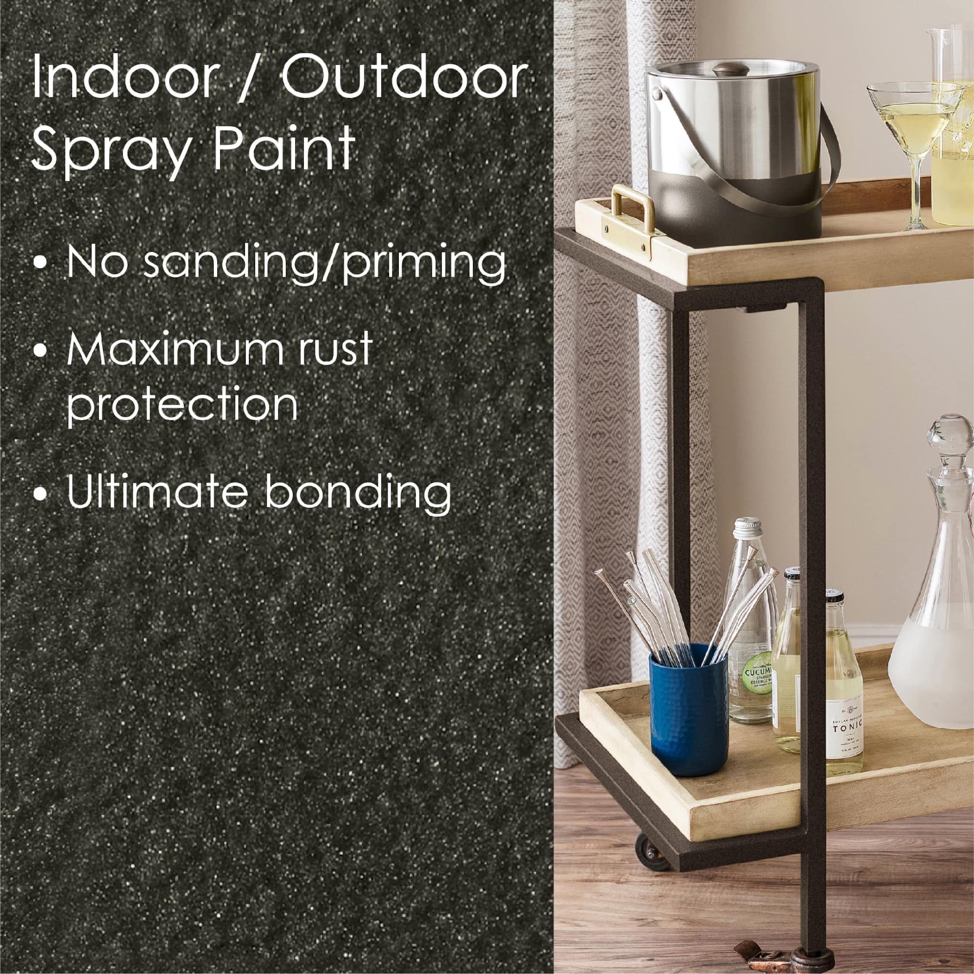 Peinture en aérosol à fini d’aspect martelé Fusion All-In-One de Krylon