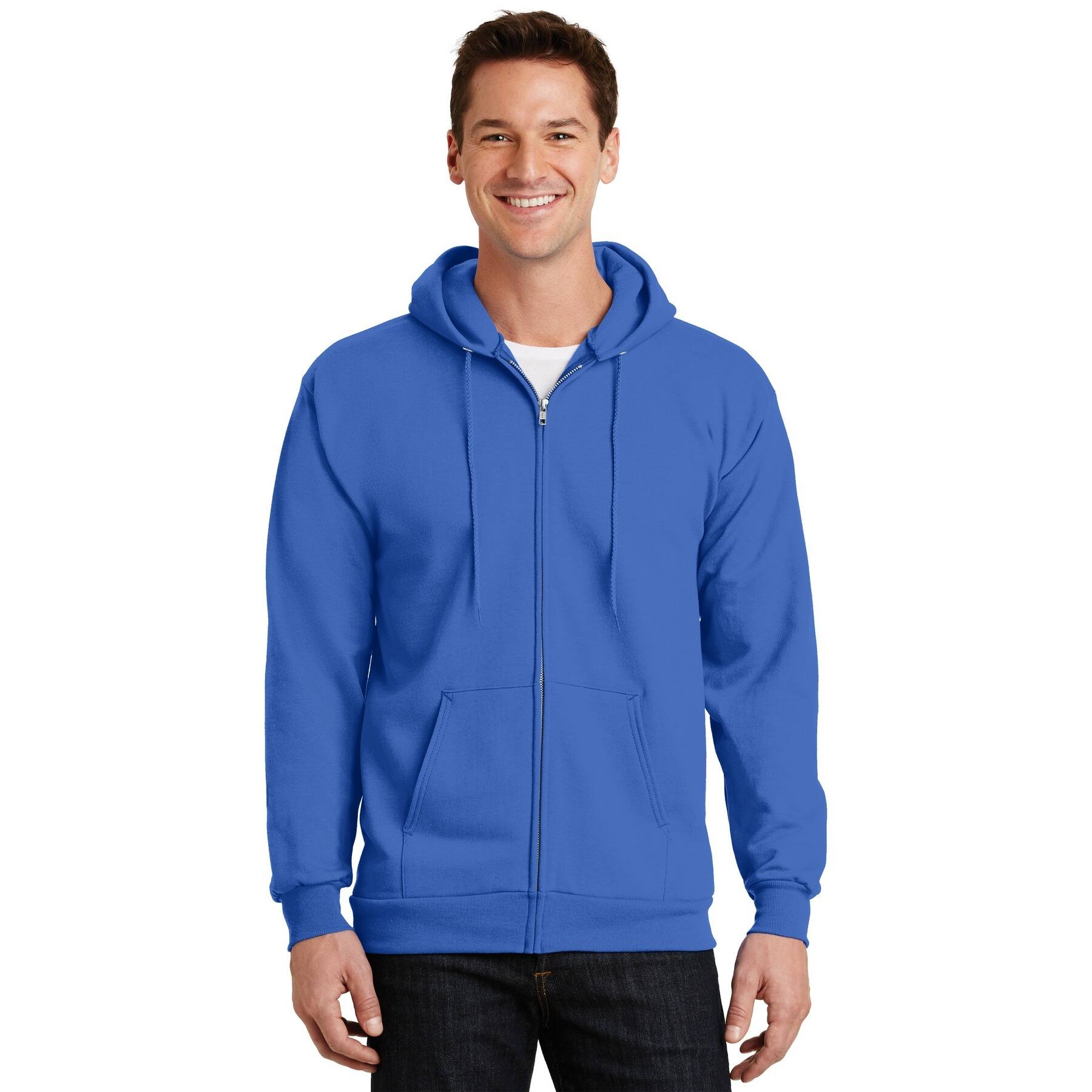 Port & Company® Essential Fleece Full-Zip Hooded Sweatshirt