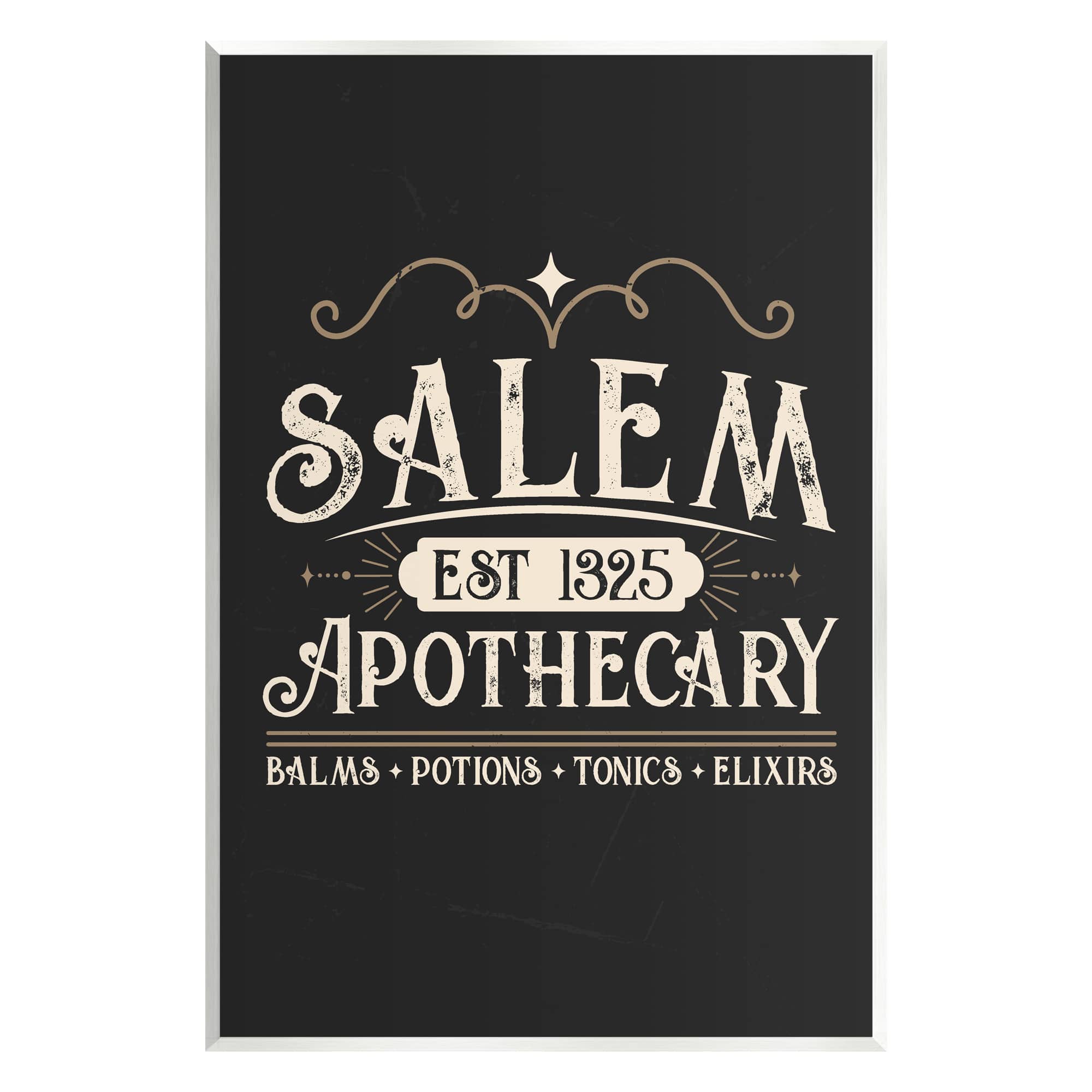 Stupell Industries Salem Apothecary Vintage Sign Wall Plaque