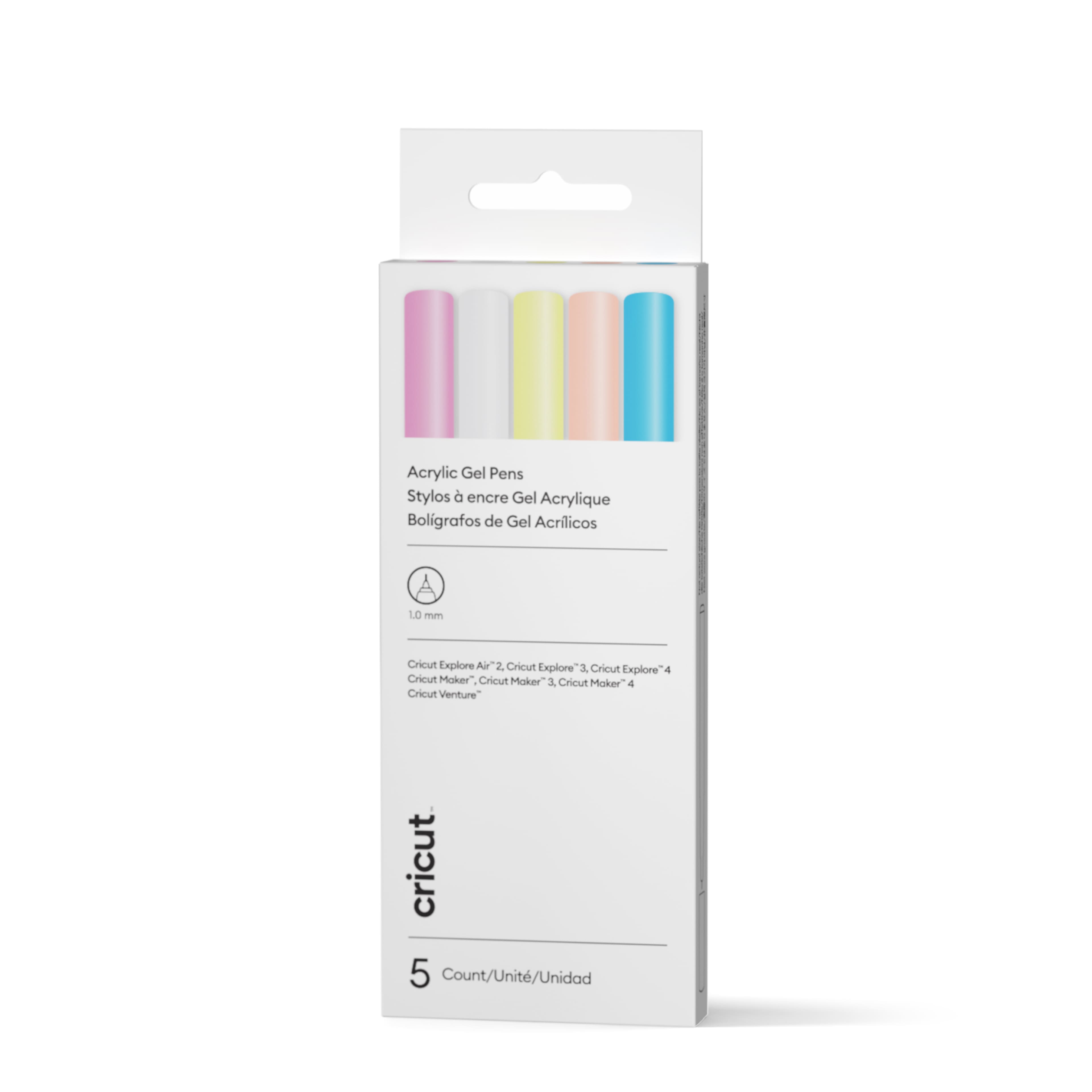 Cricut® 1.0mm Acrylic Gel Pens, 5ct.