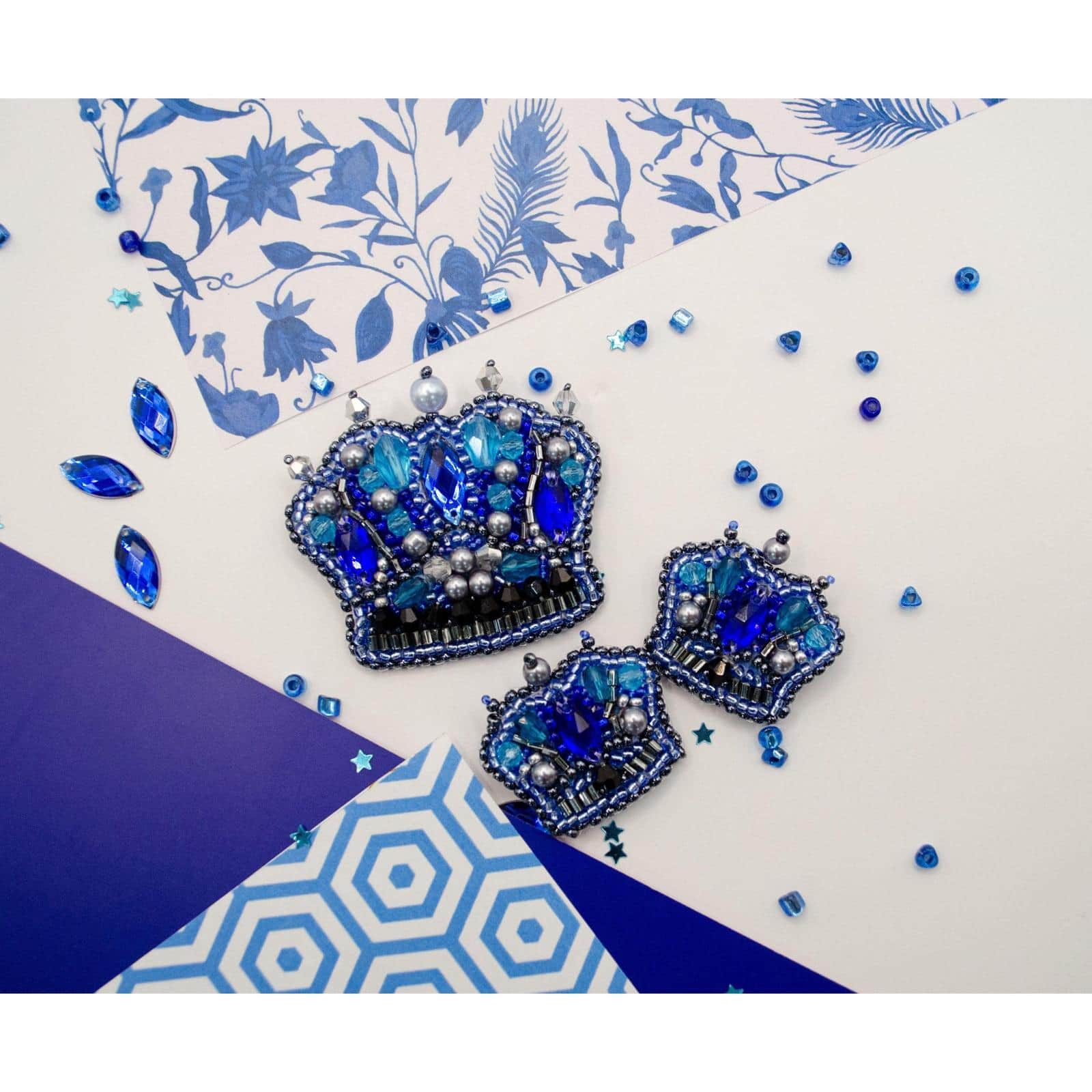 Abris Art Crown Bead Embroidery Decoration Kit