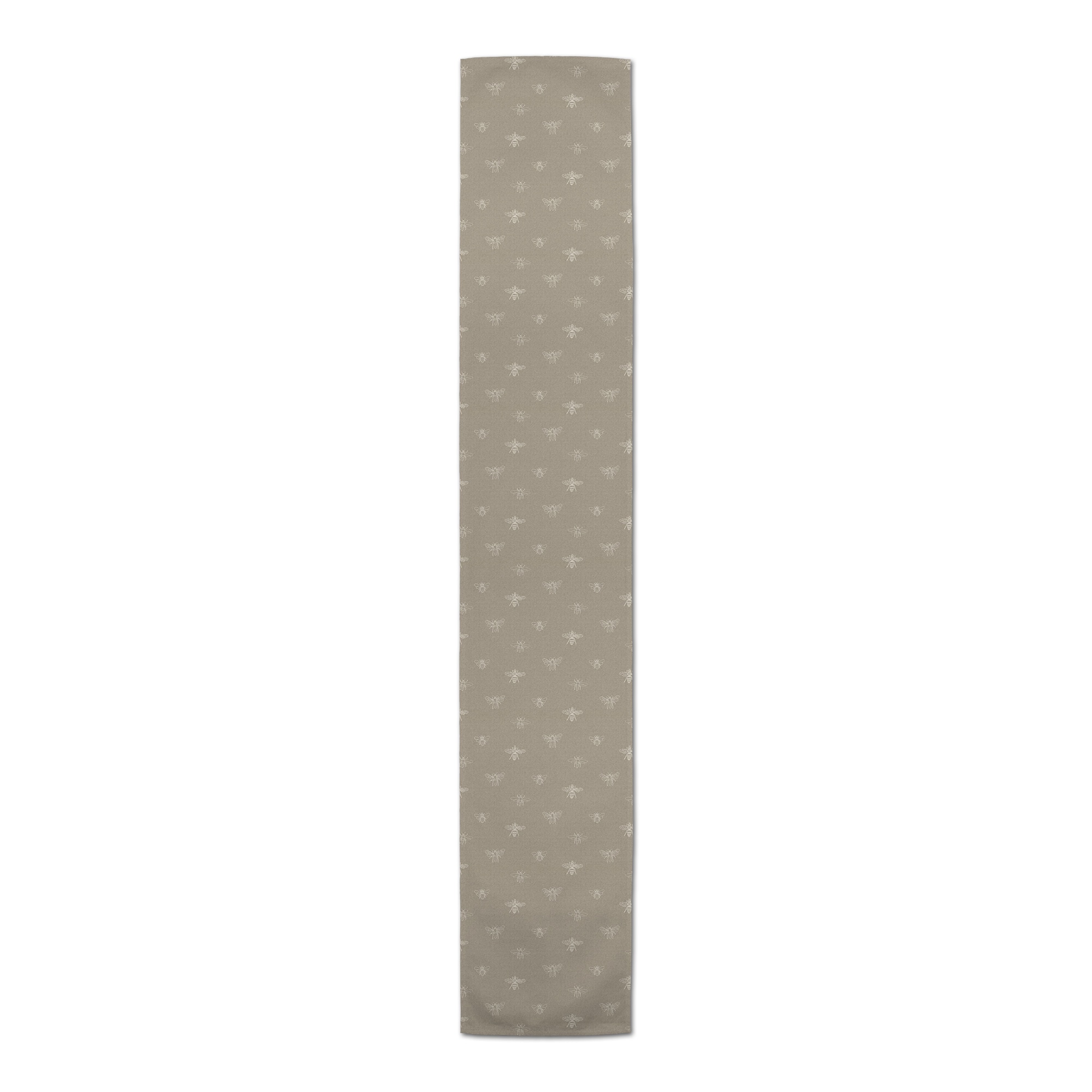 Delicate Bee Pattern Cotton Twill Runner
