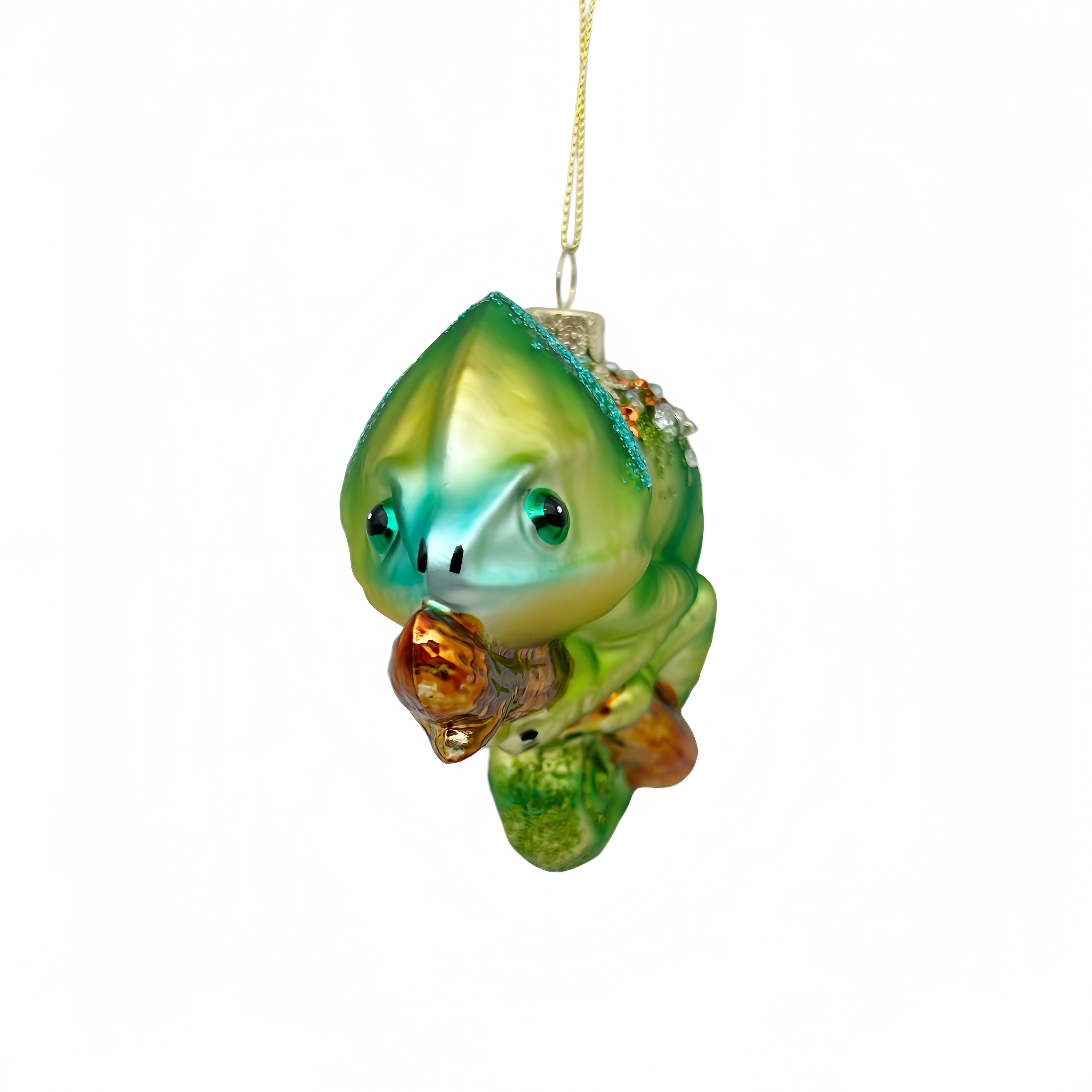 4.25" Chameleon Glass Ornament by Ashland®