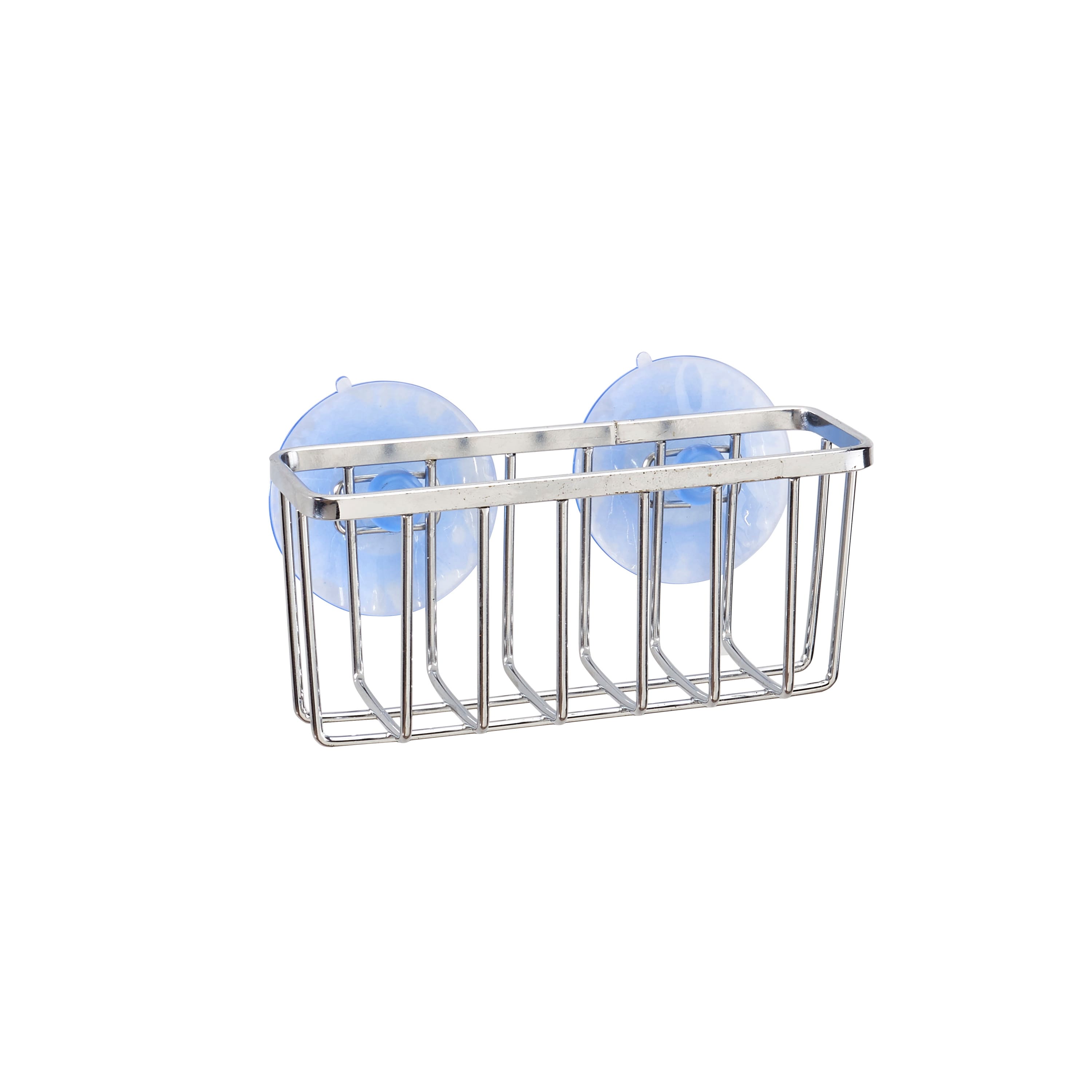 Kitchen Details Chrome Suction Cups Sponge Holder