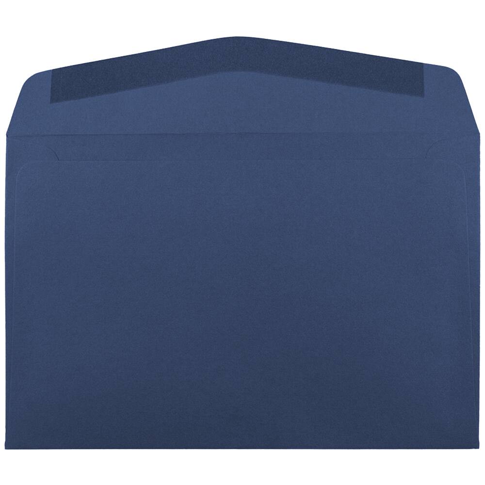 JAM Paper 6" x 9" Presidential Blue Open End Catalog Envelopes, 50ct.