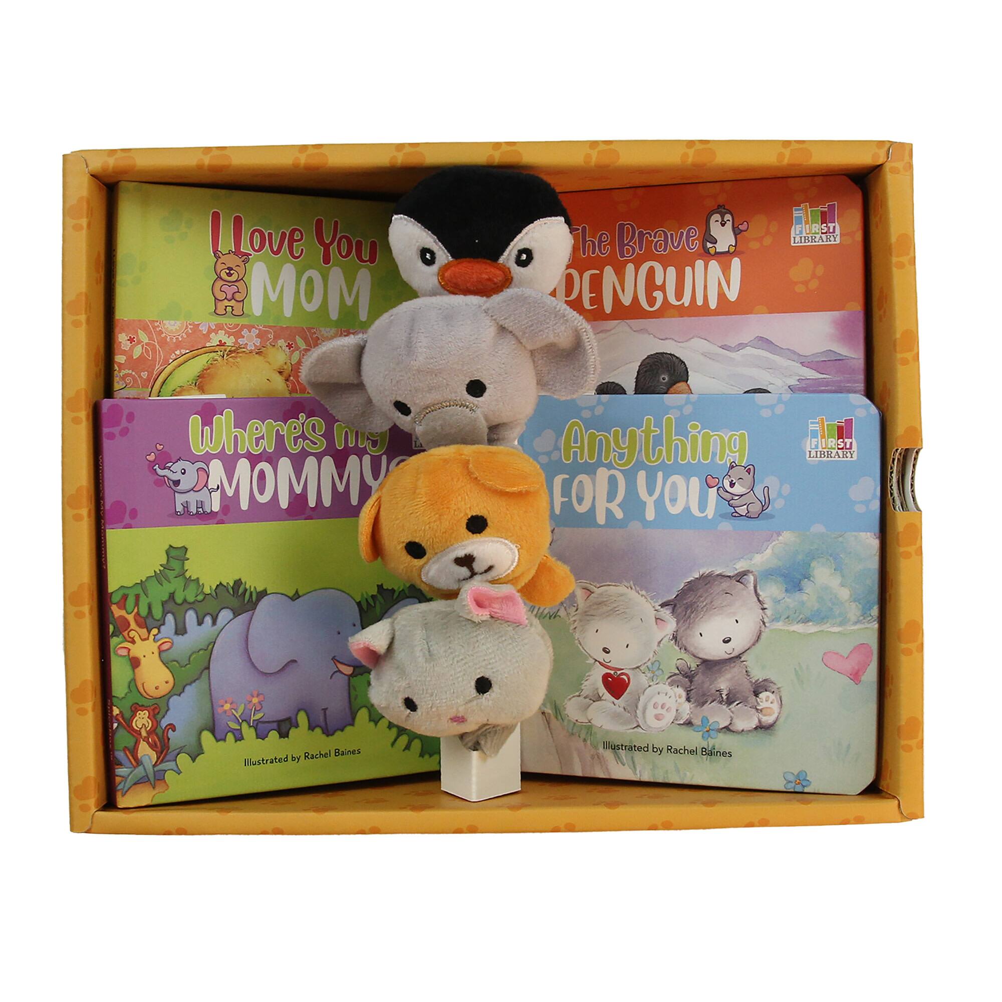 SpiceBox First Library Animal Tales Board Book Set