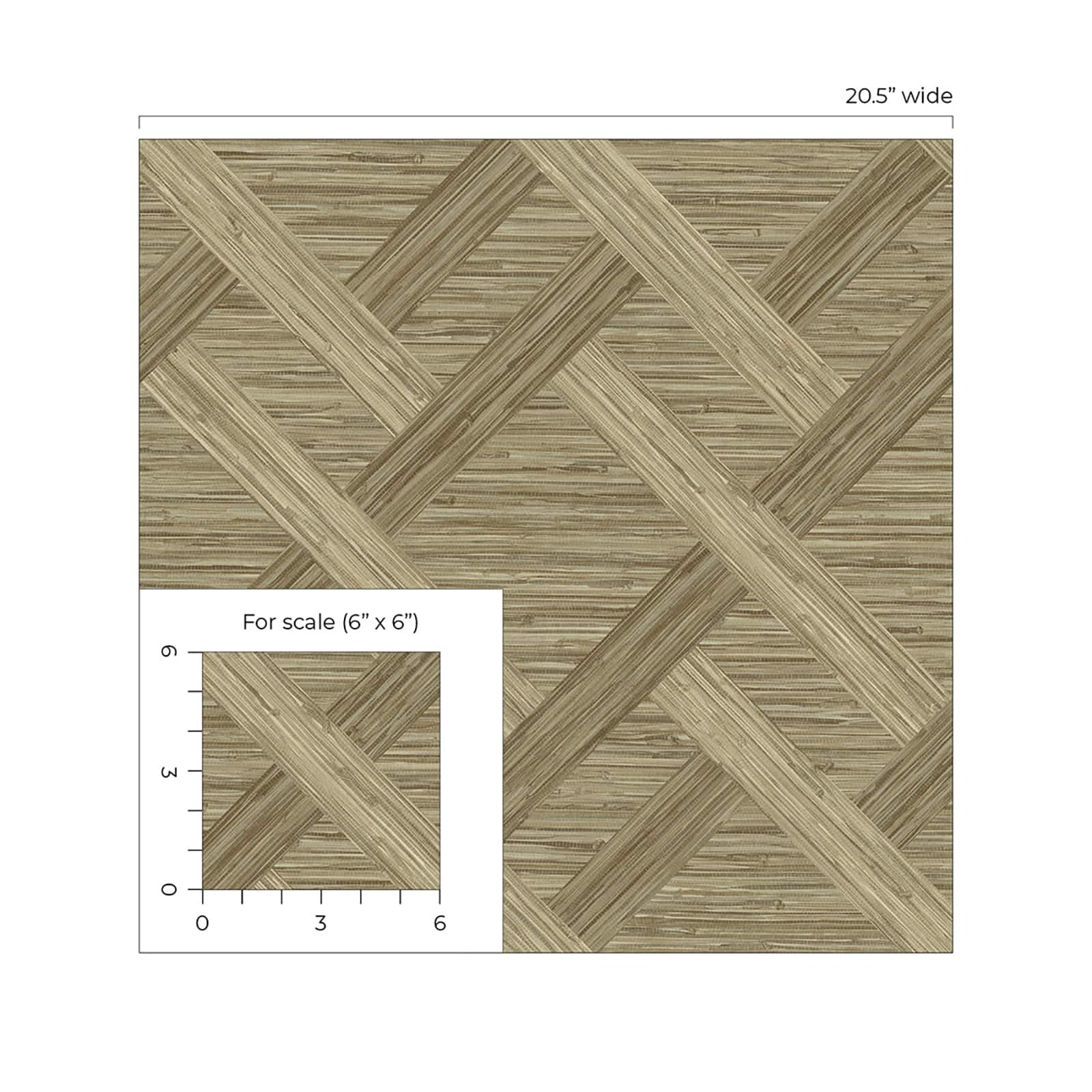 Surface Style Java Weave Peel & Stick Wallpaper