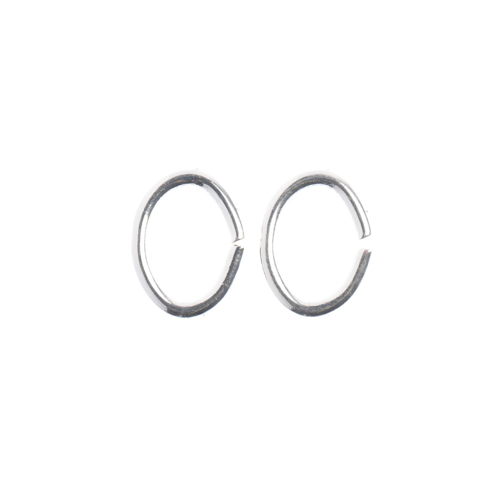 John Bead Must Have Findings 6mm Oval Jump Rings, 98ct.