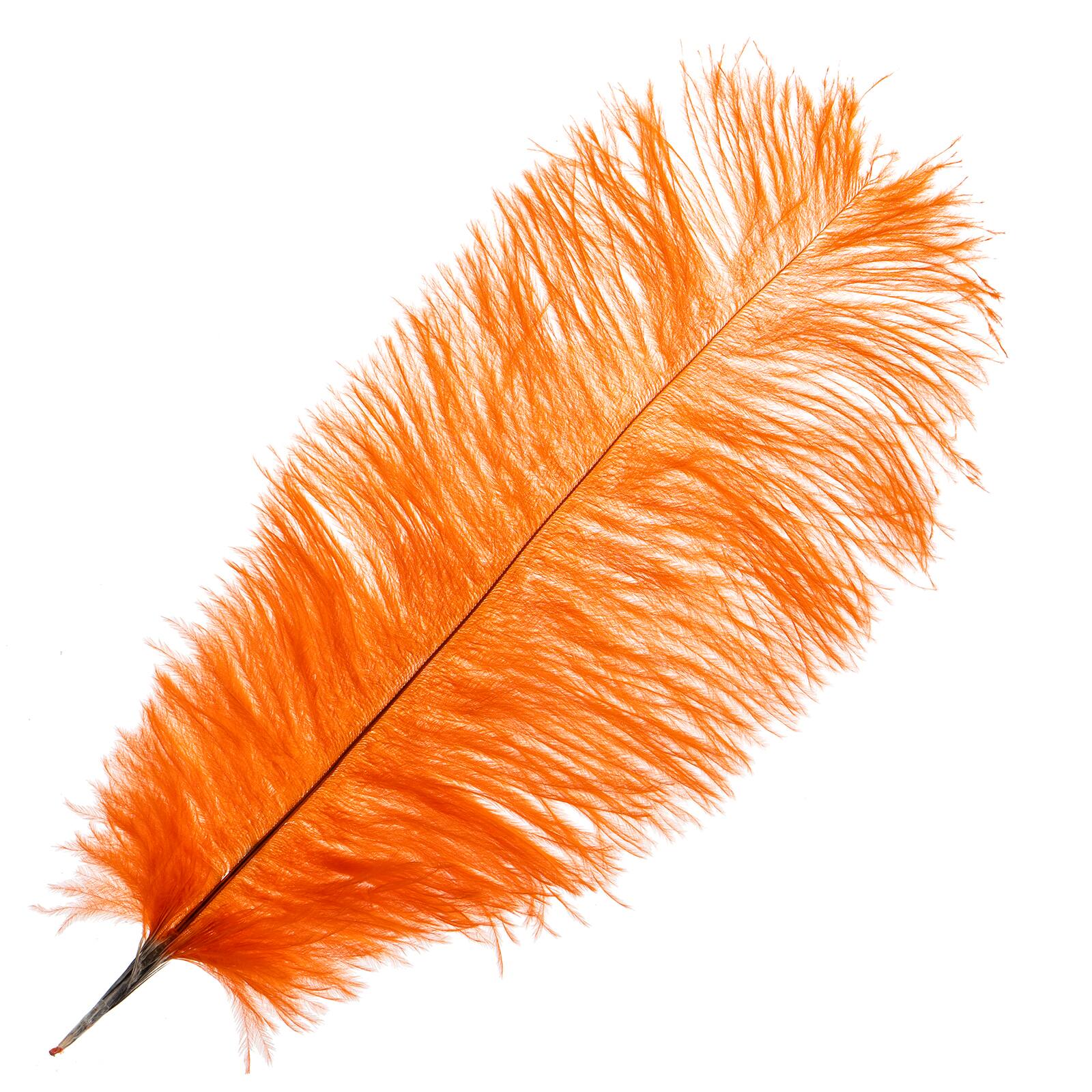 John Bead 11"-13" Ostrich Drab Feather