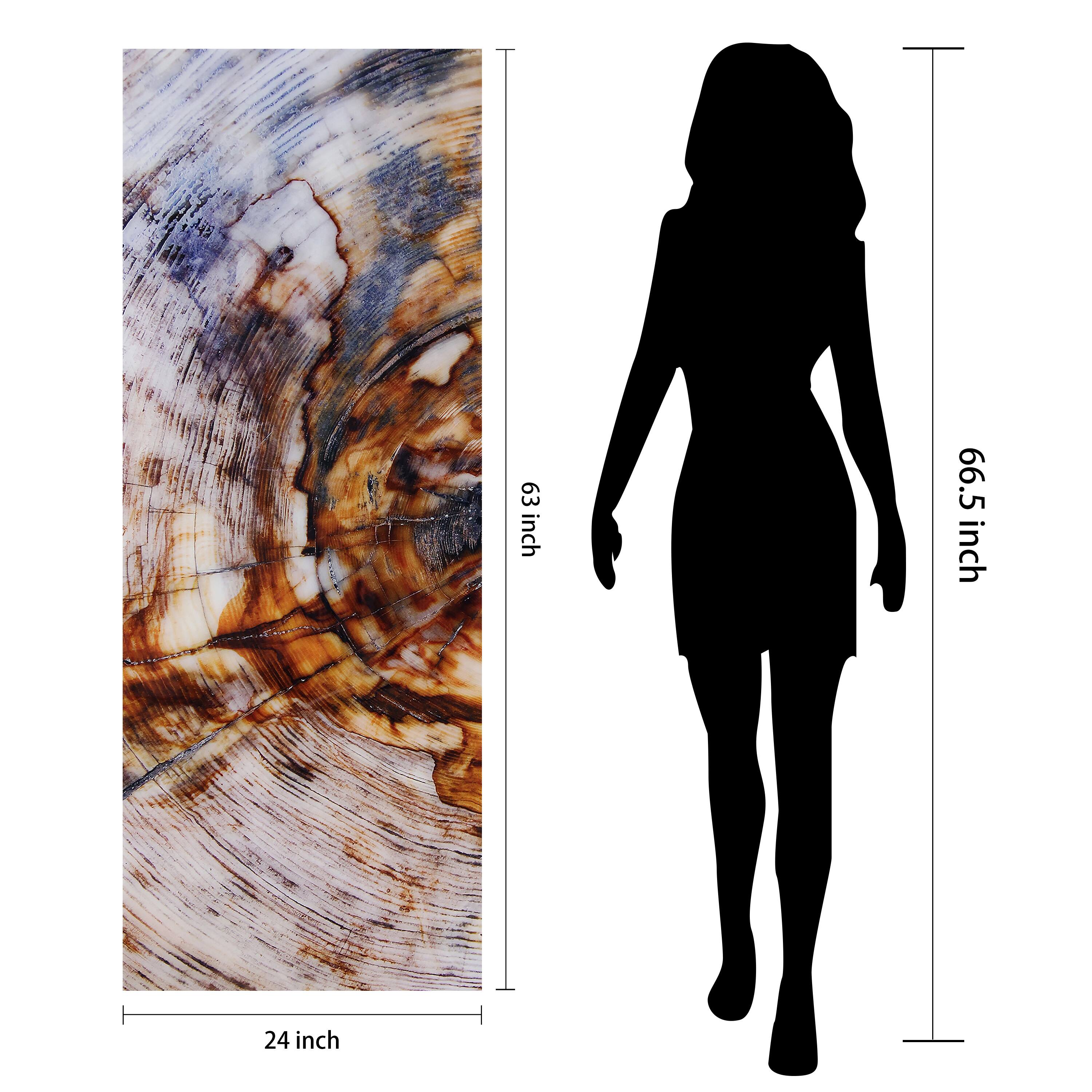 Empire Art Direct 63" x 24" Impact A Free Floating Tempered Glass Wall Art
