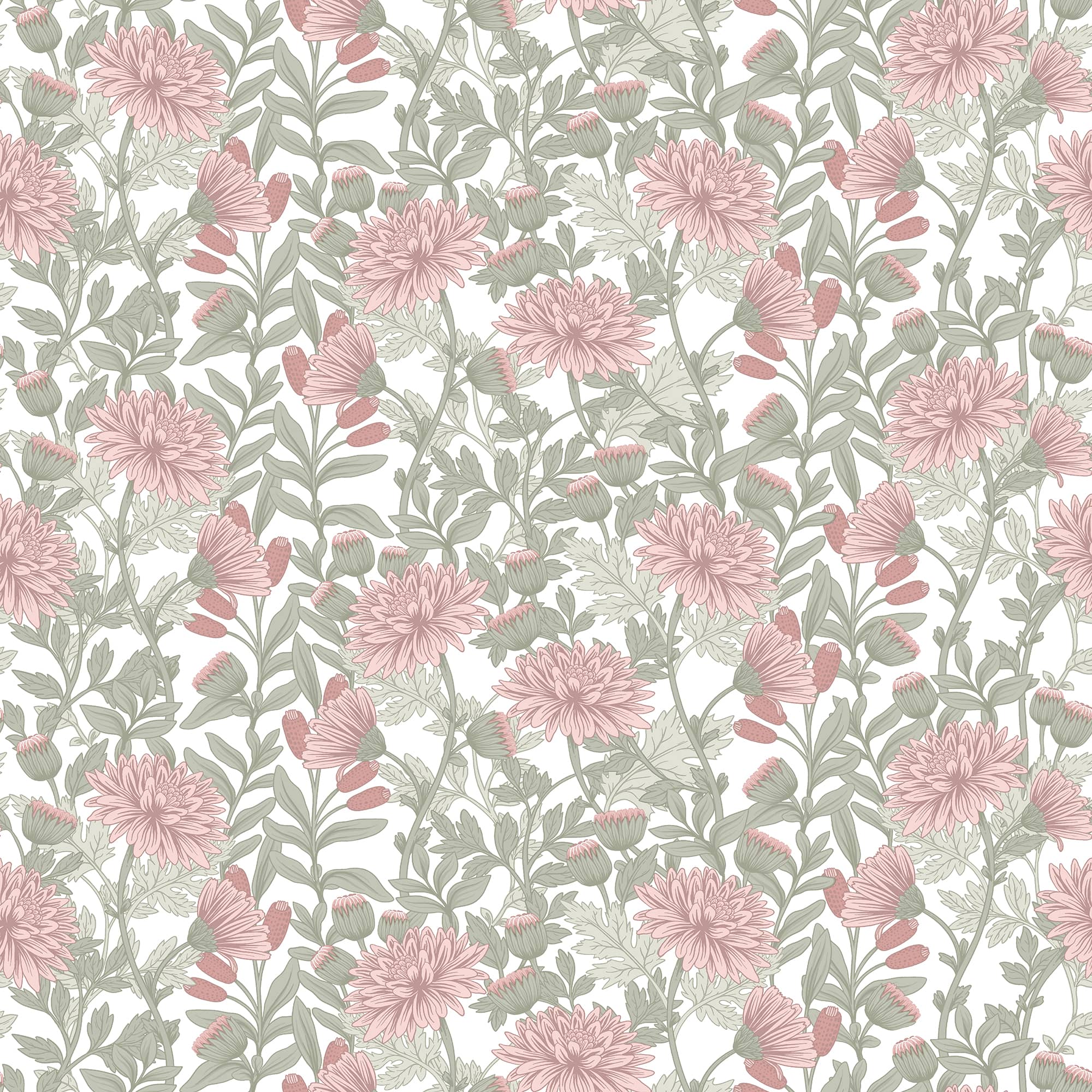 Designs Direct Floral Sonata Wallpaper