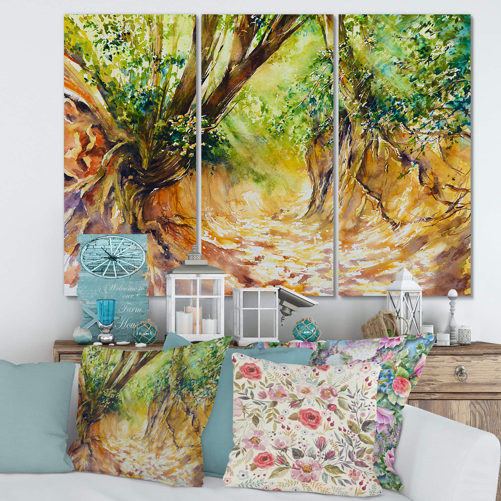 Designart - Little Forest Road