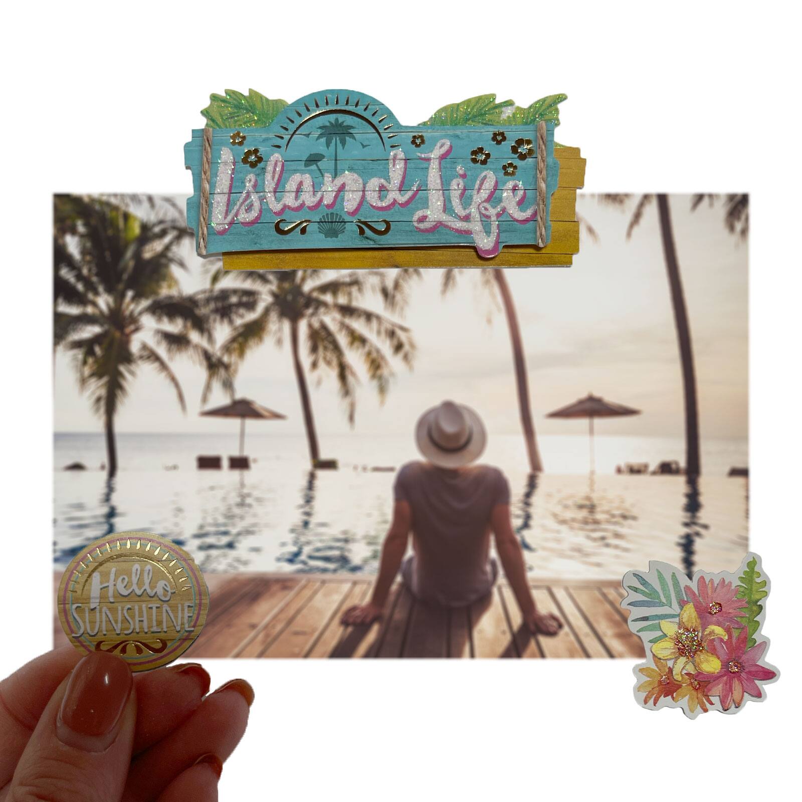 12 Pack: Island Life Stickers by Recollections™