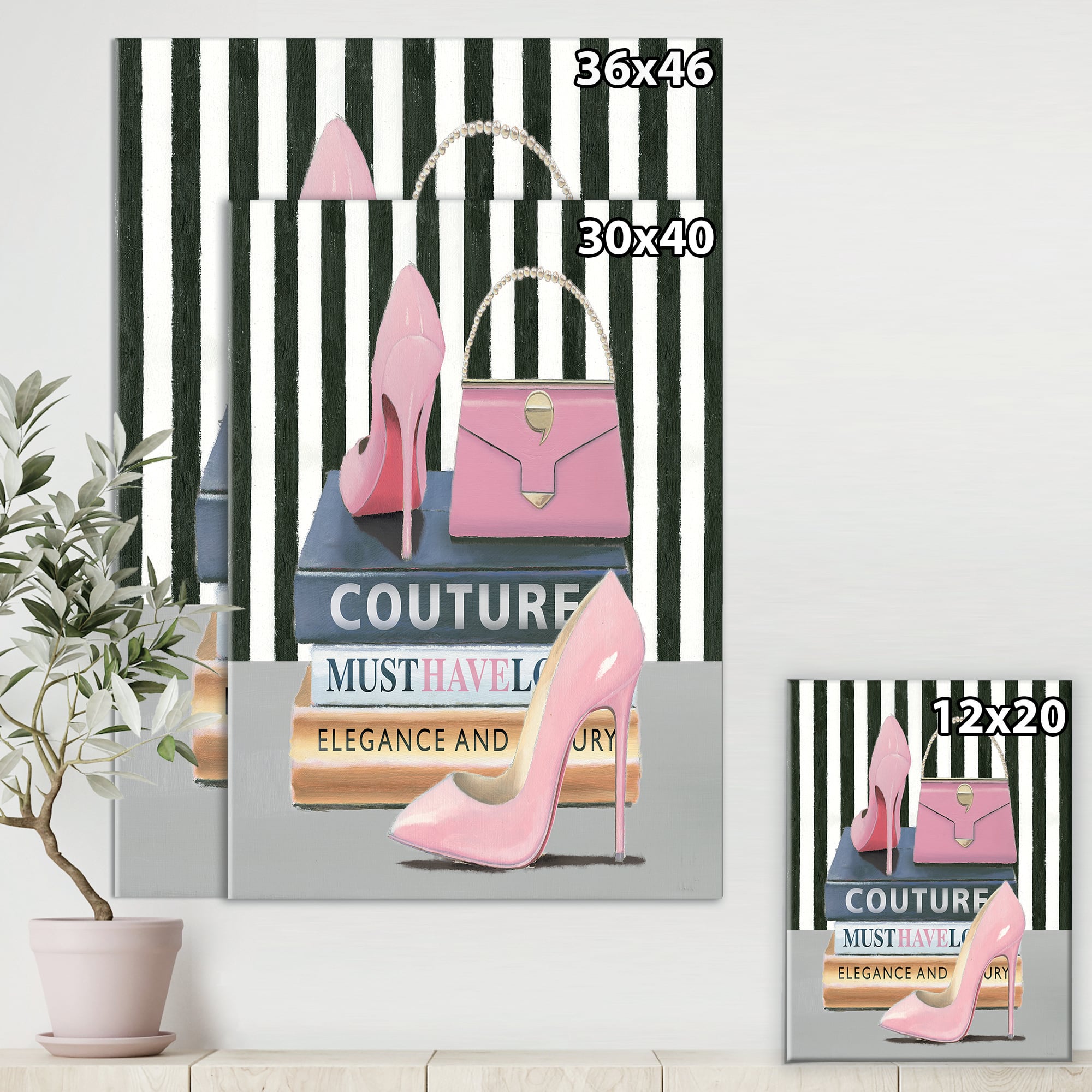 Designart - Glam fashion High Heels VII