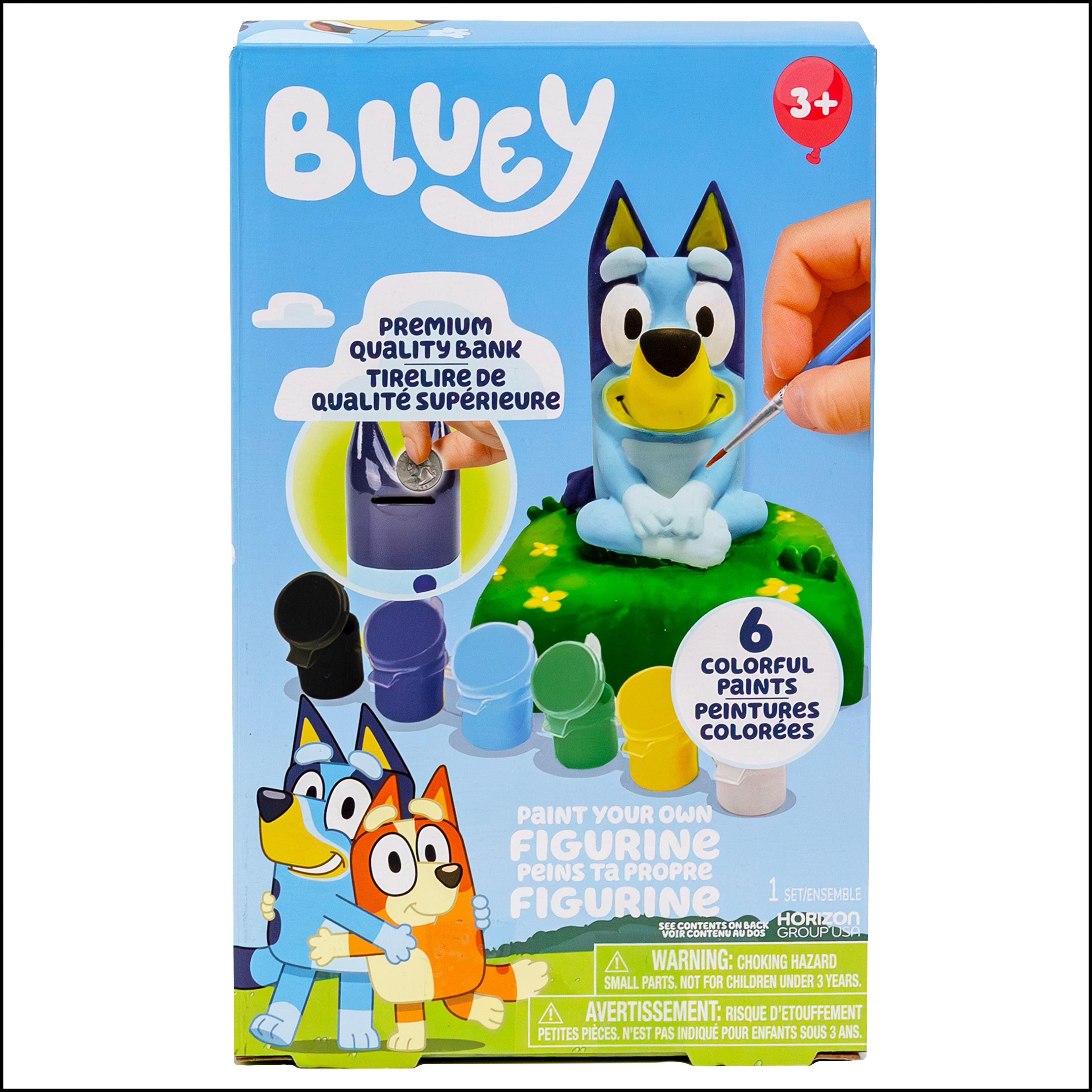 Bluey Paint Your Own Bank Figurine