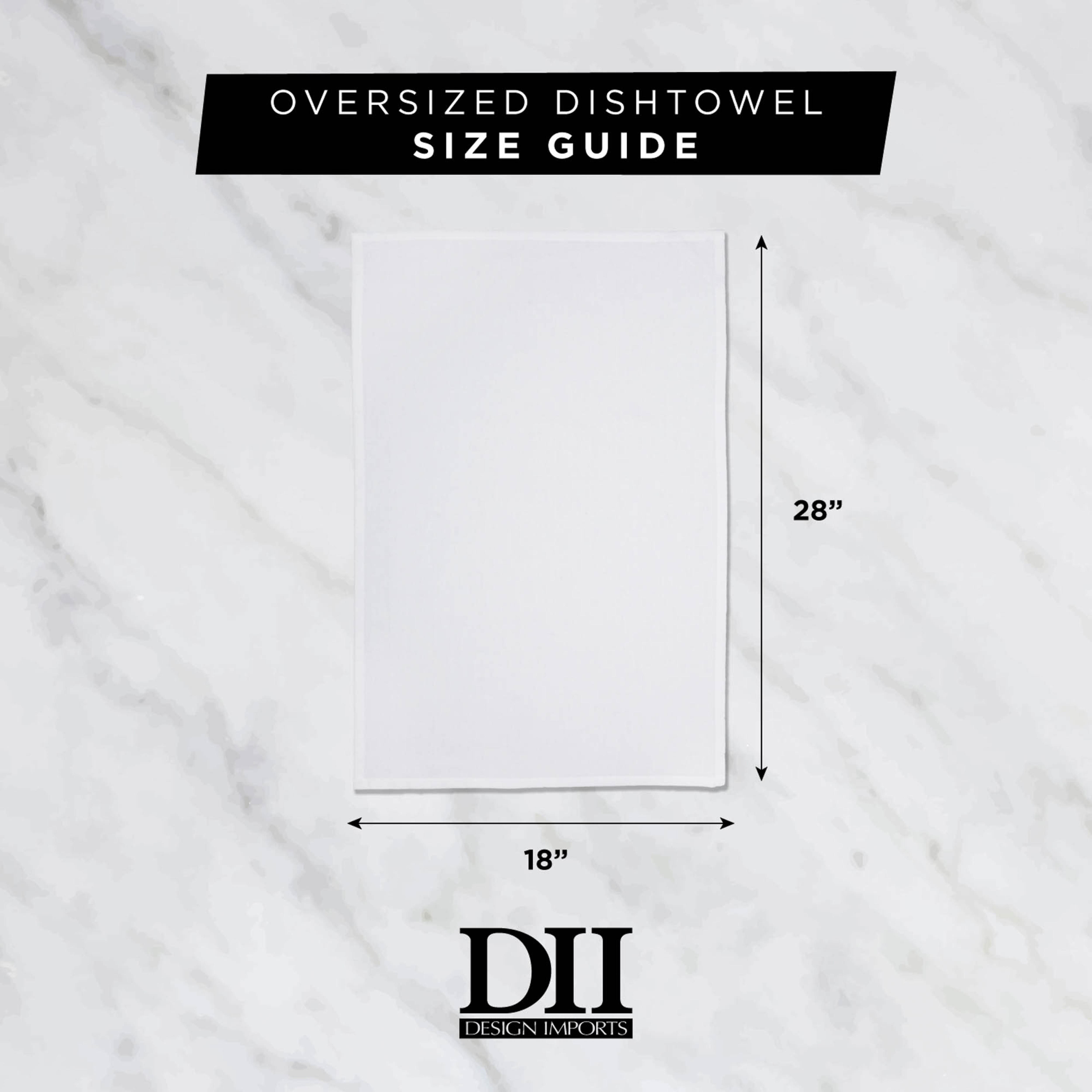DII® Holiday Sprigs Printed Dishtowel Set