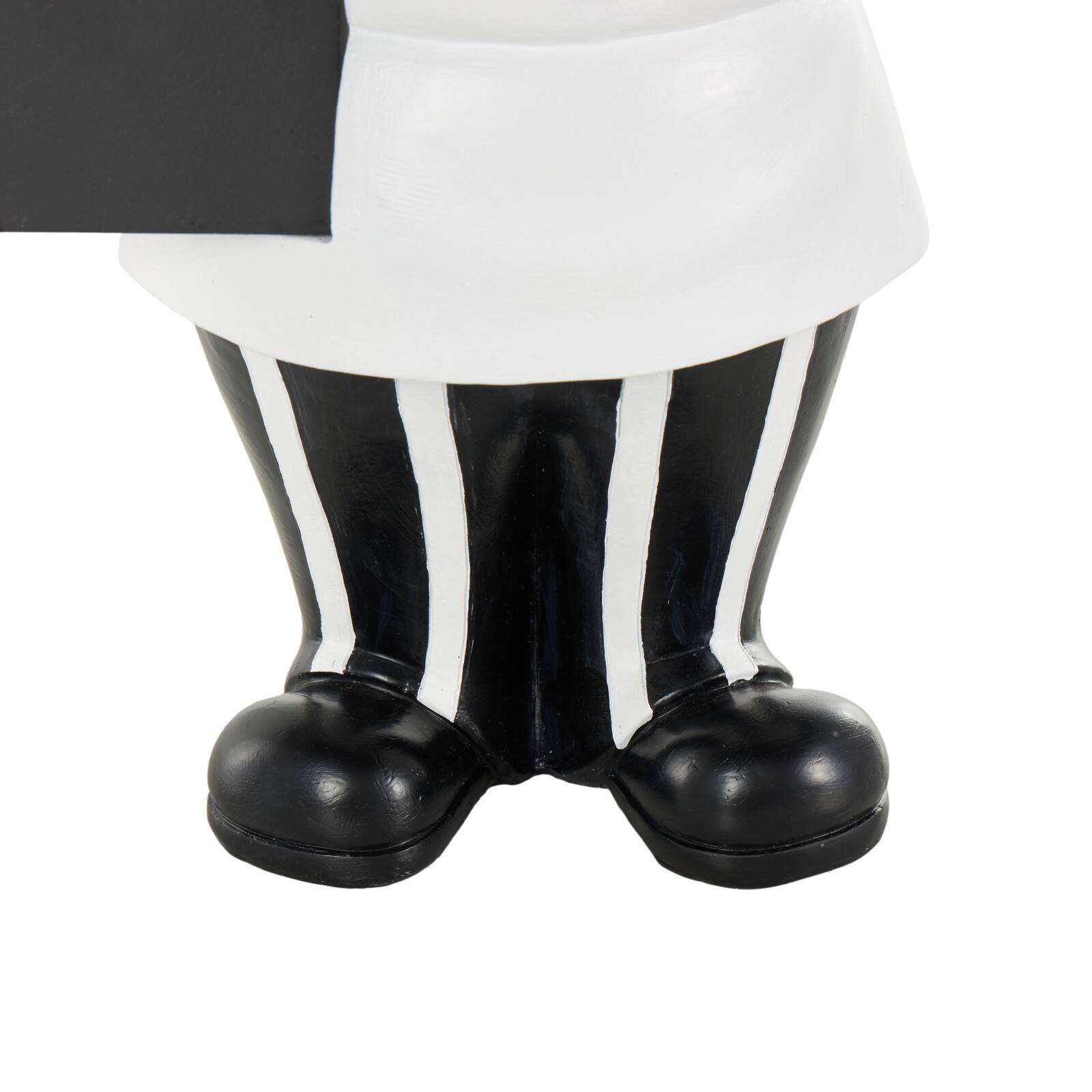 14.5" White with Chalkboard Polystone Chef Decorative Figurine Sculpture