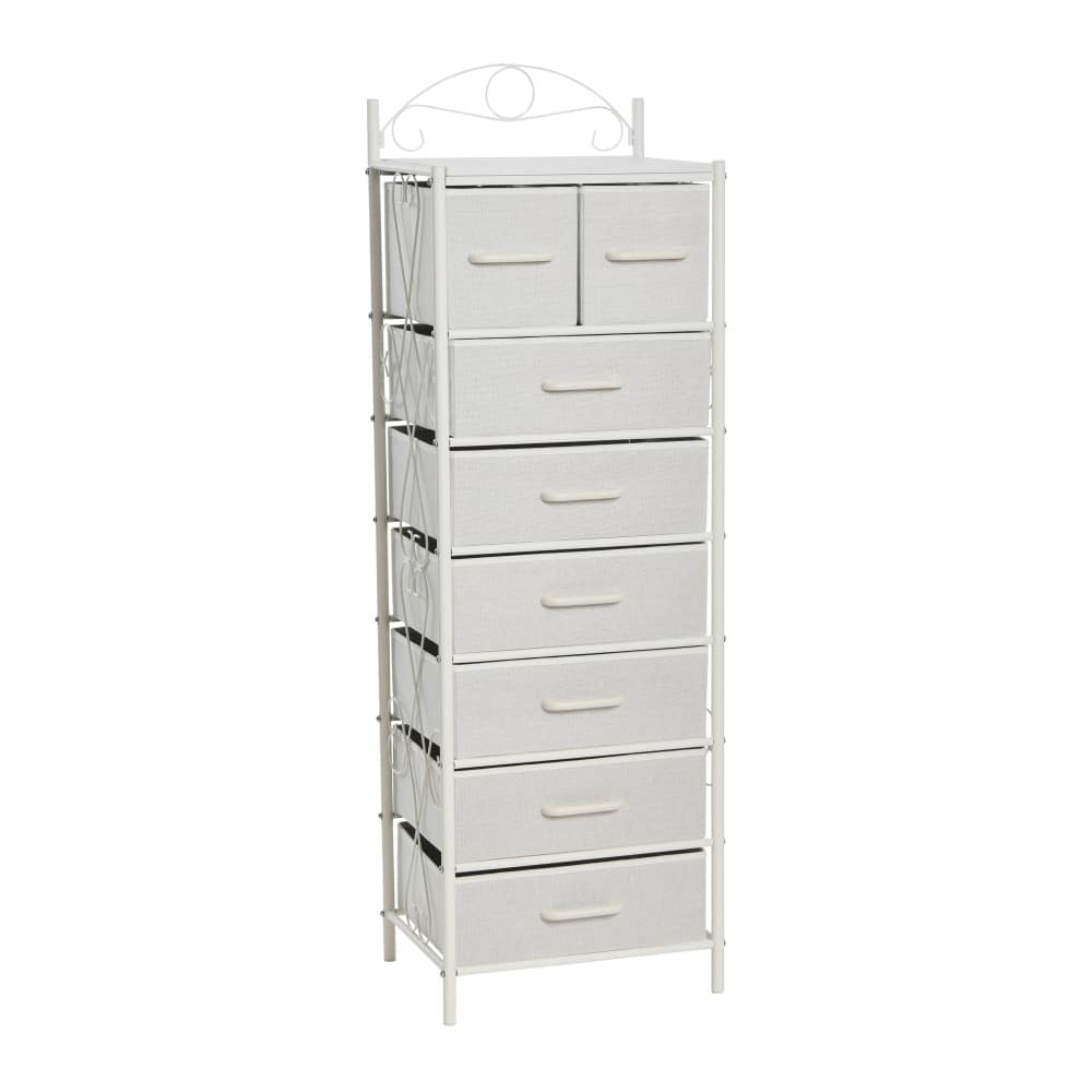 Household Essentials Victoria 54" 8-Drawer Narrow Dresser