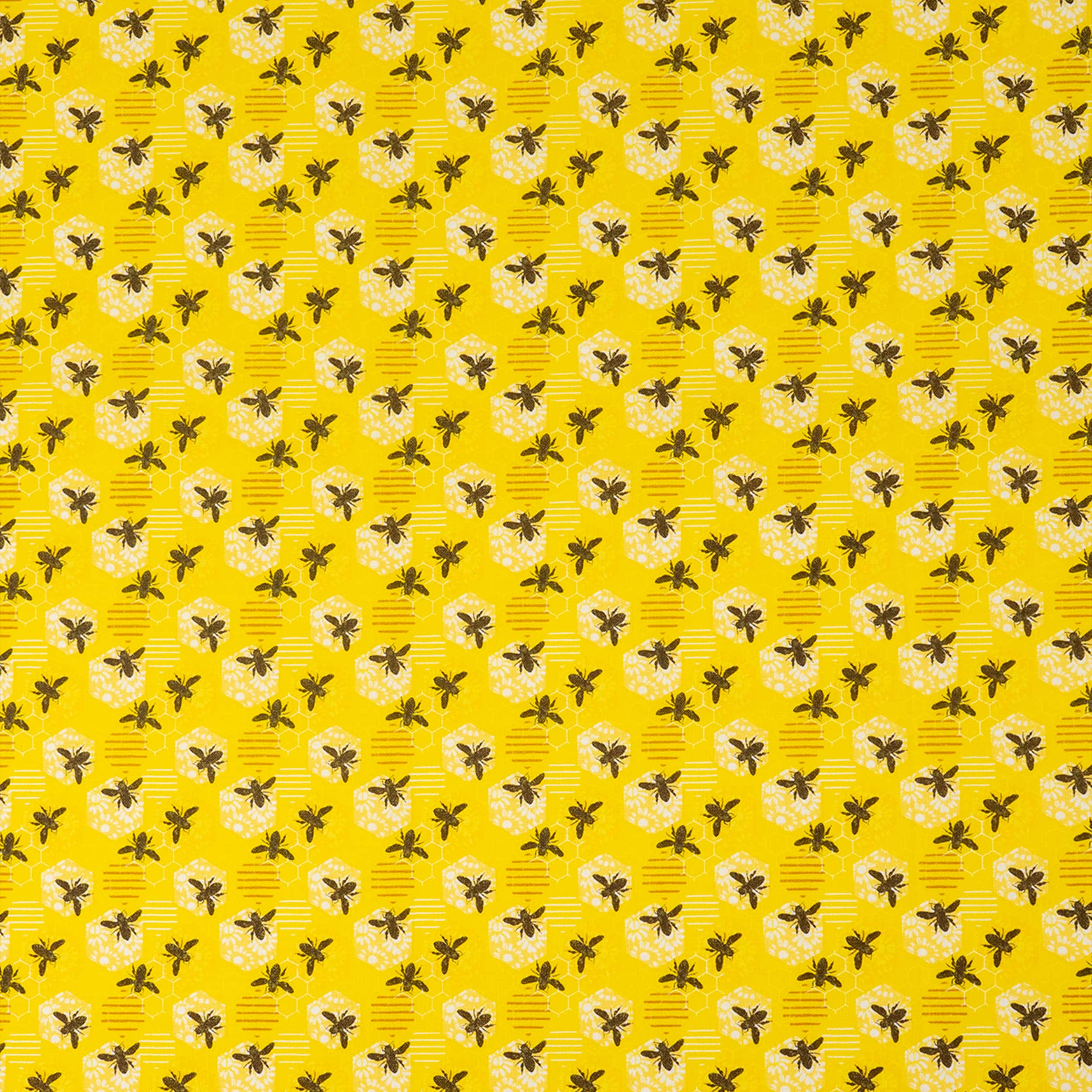 SINGER Honey Bee Gnomes Cotton Fabric Bundle