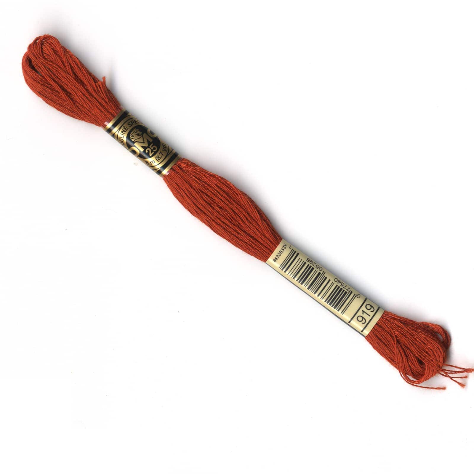 DMC® 117 6 Strand Cotton Embroidery Floss, Red, Color: 814 DK