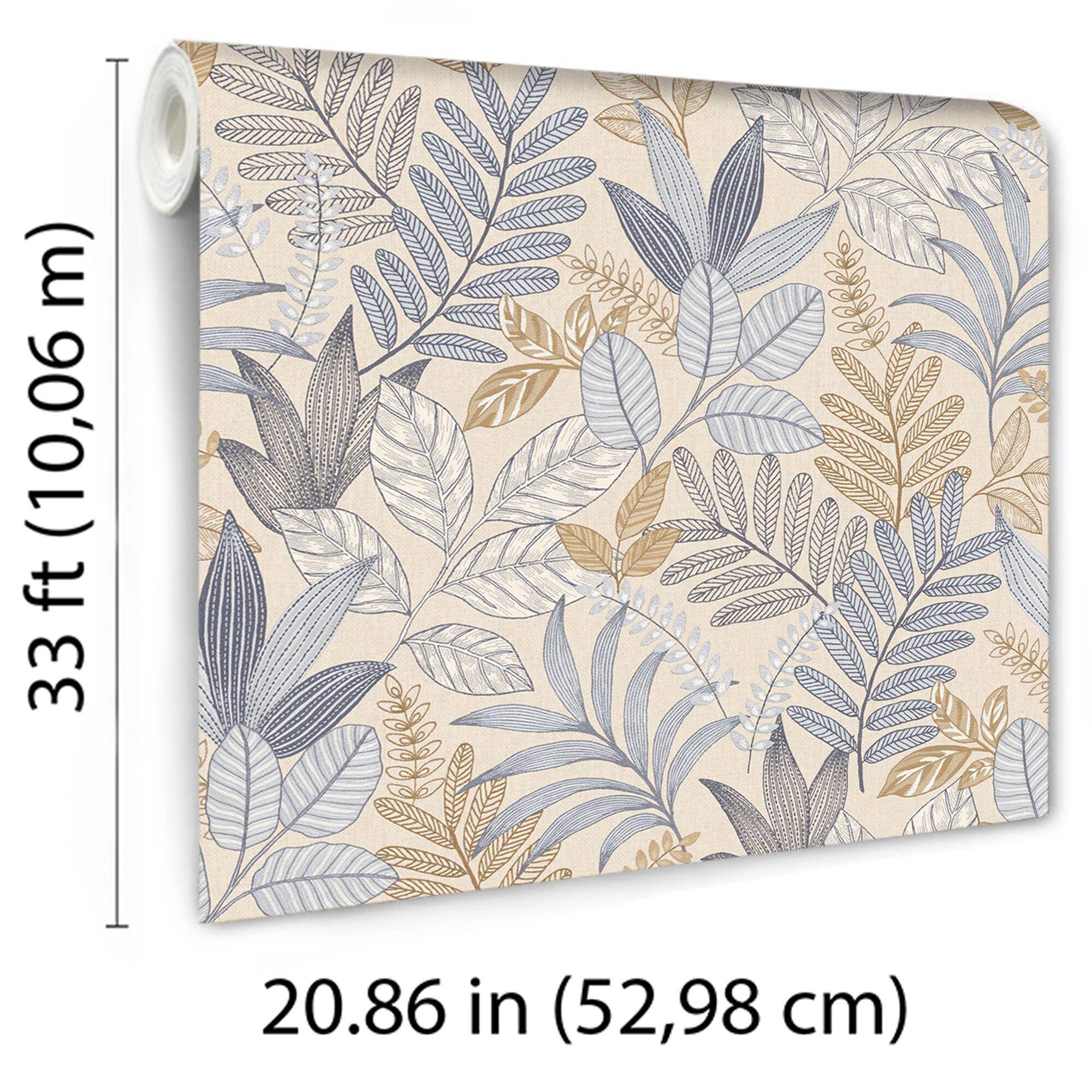 Designs Direct Allure Foliage Wallpaper