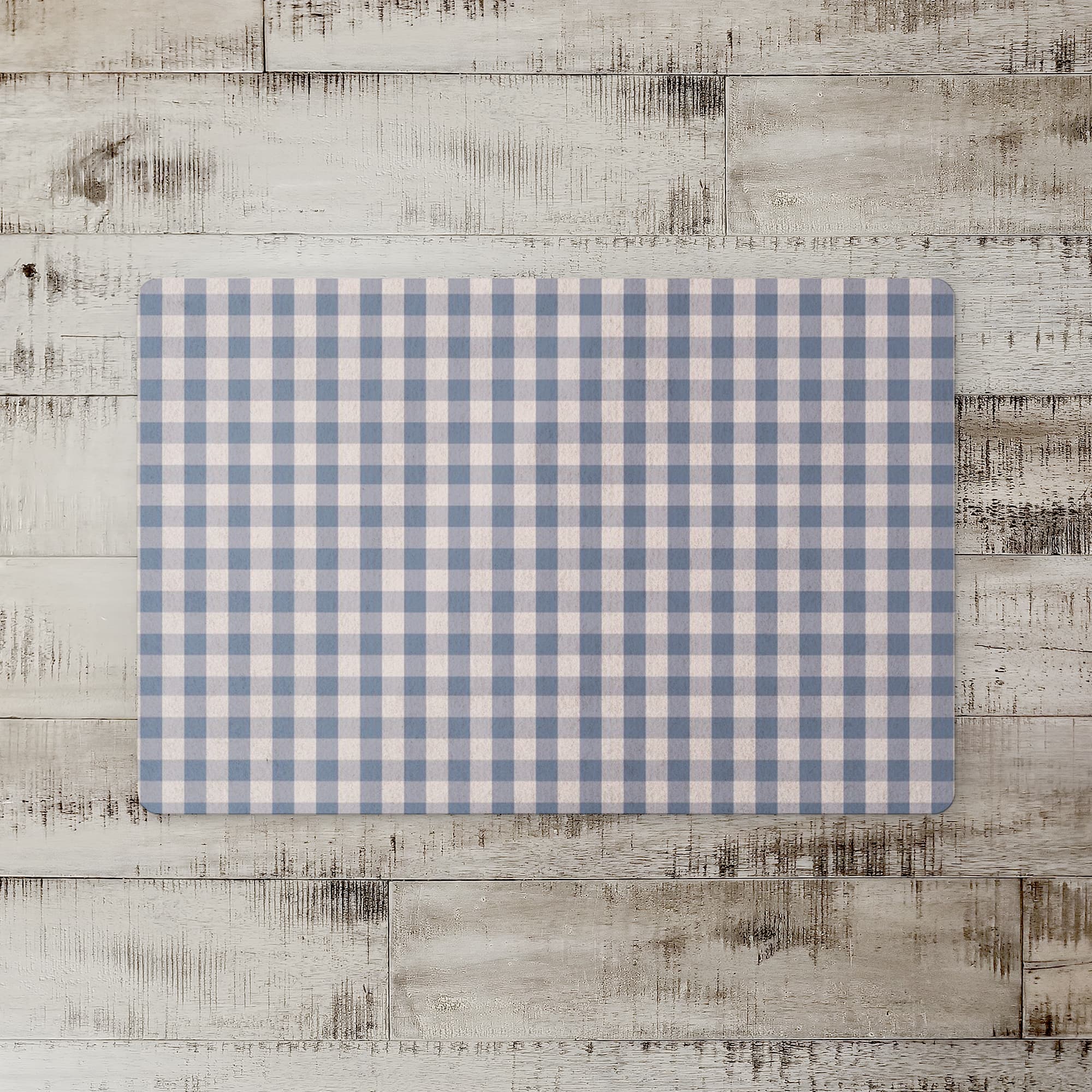 Plaid Floor Mat