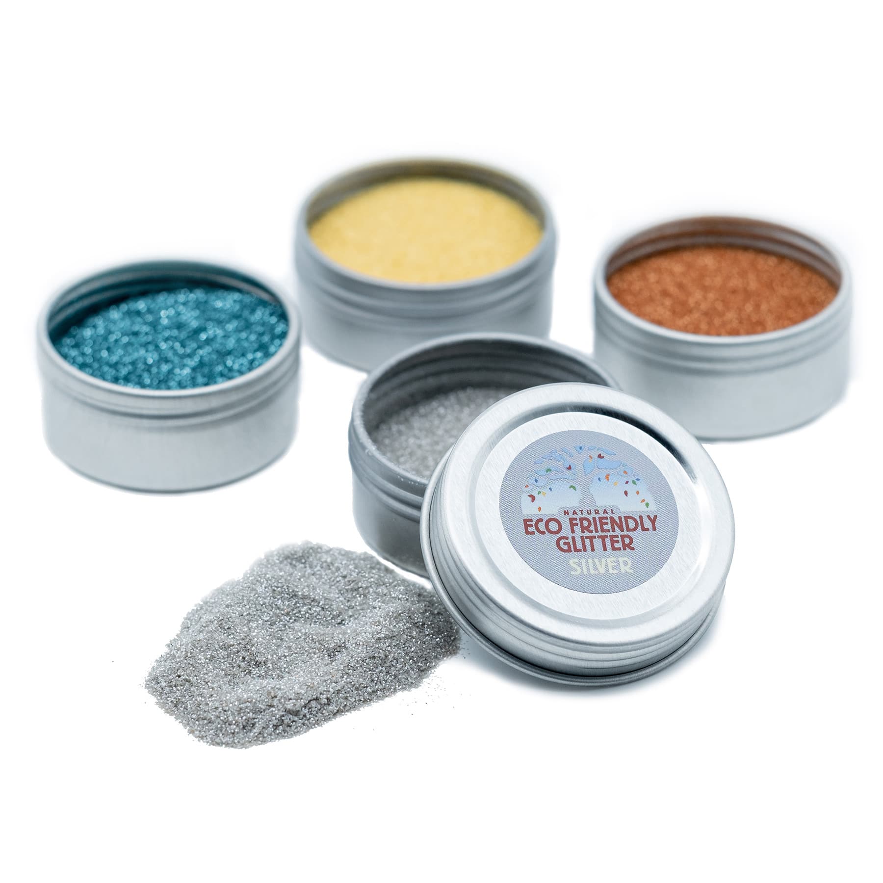Natural Earth Paint 10g Eco-Friendly Cosmetic Glitter Set