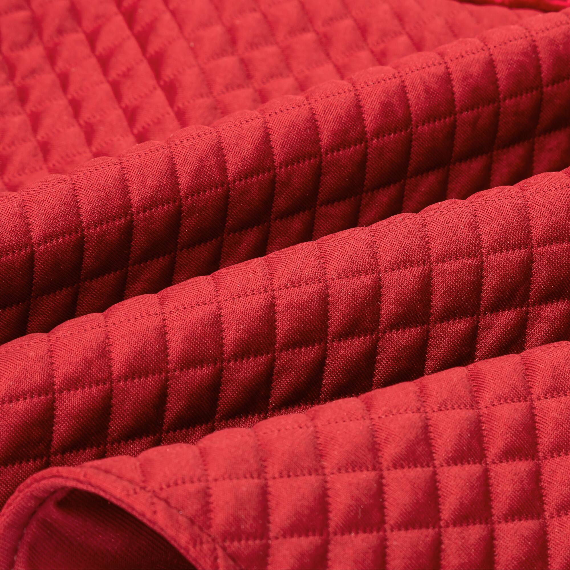 Glitzhome® Deluxe Velvet Ruffled Christmas Tree Skirt