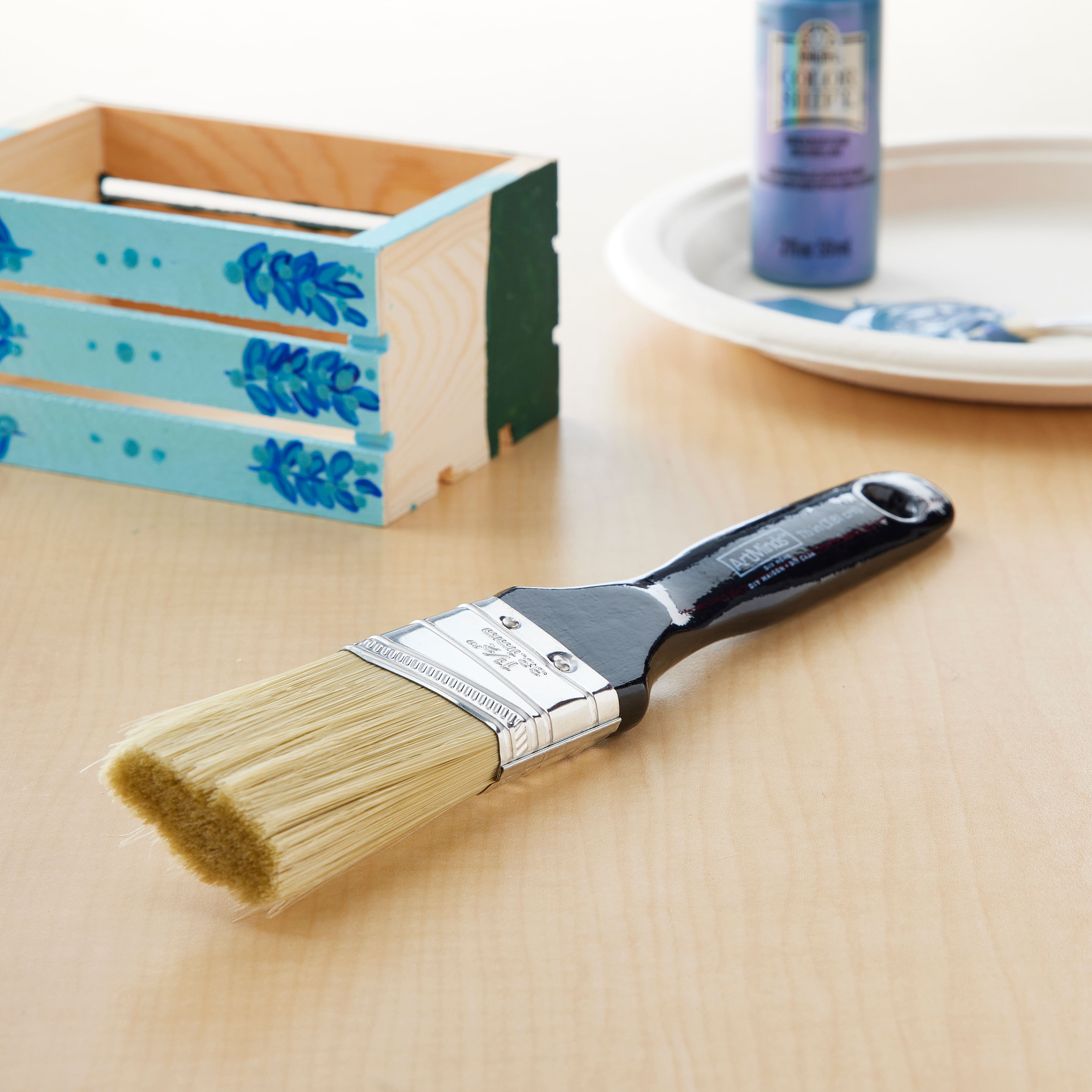 12 Pack: 1.5" DIY Home Angle Brush by Craft Smart™
