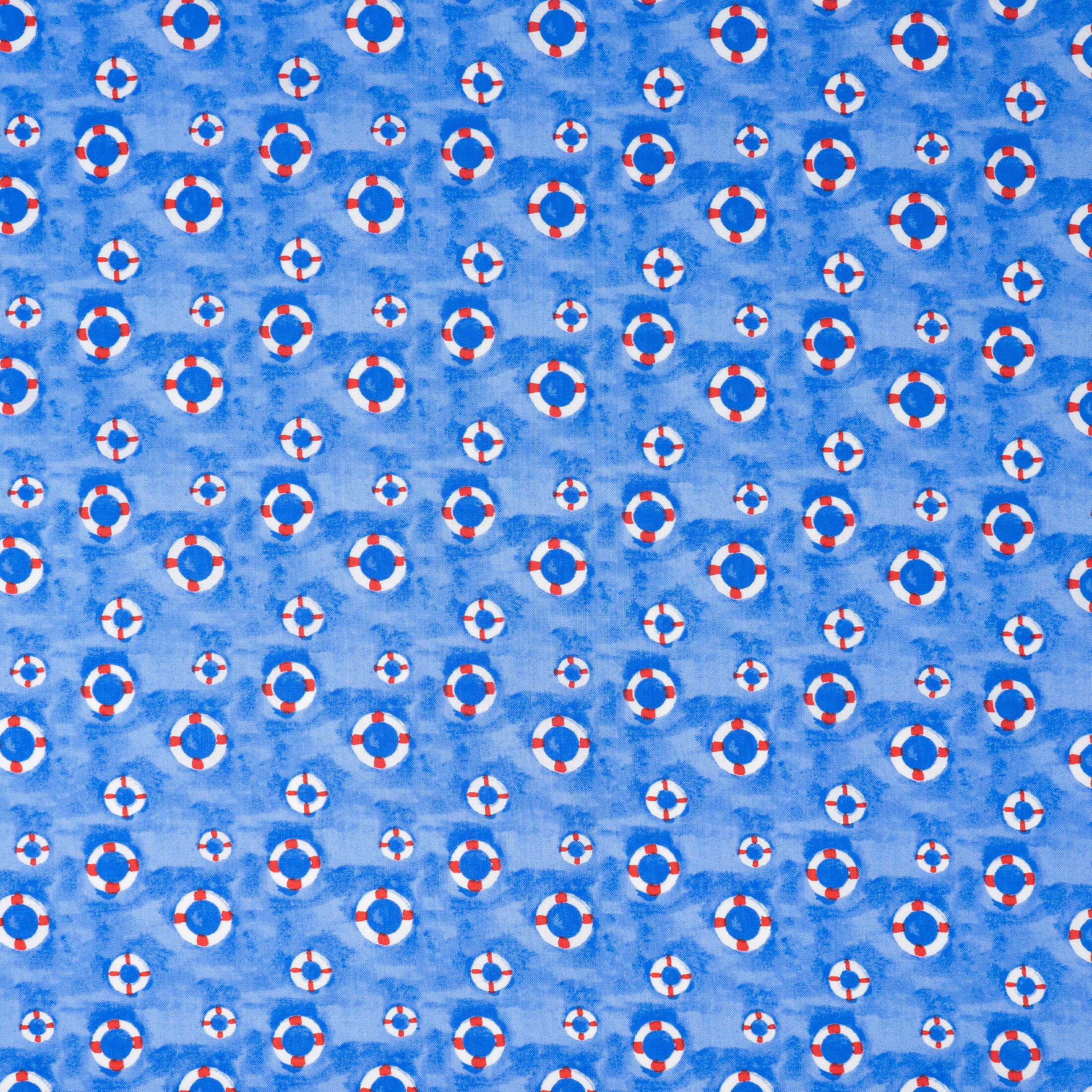Stitch & Sparkle Paul Brent 44" Swim Ring Cotton fabric
