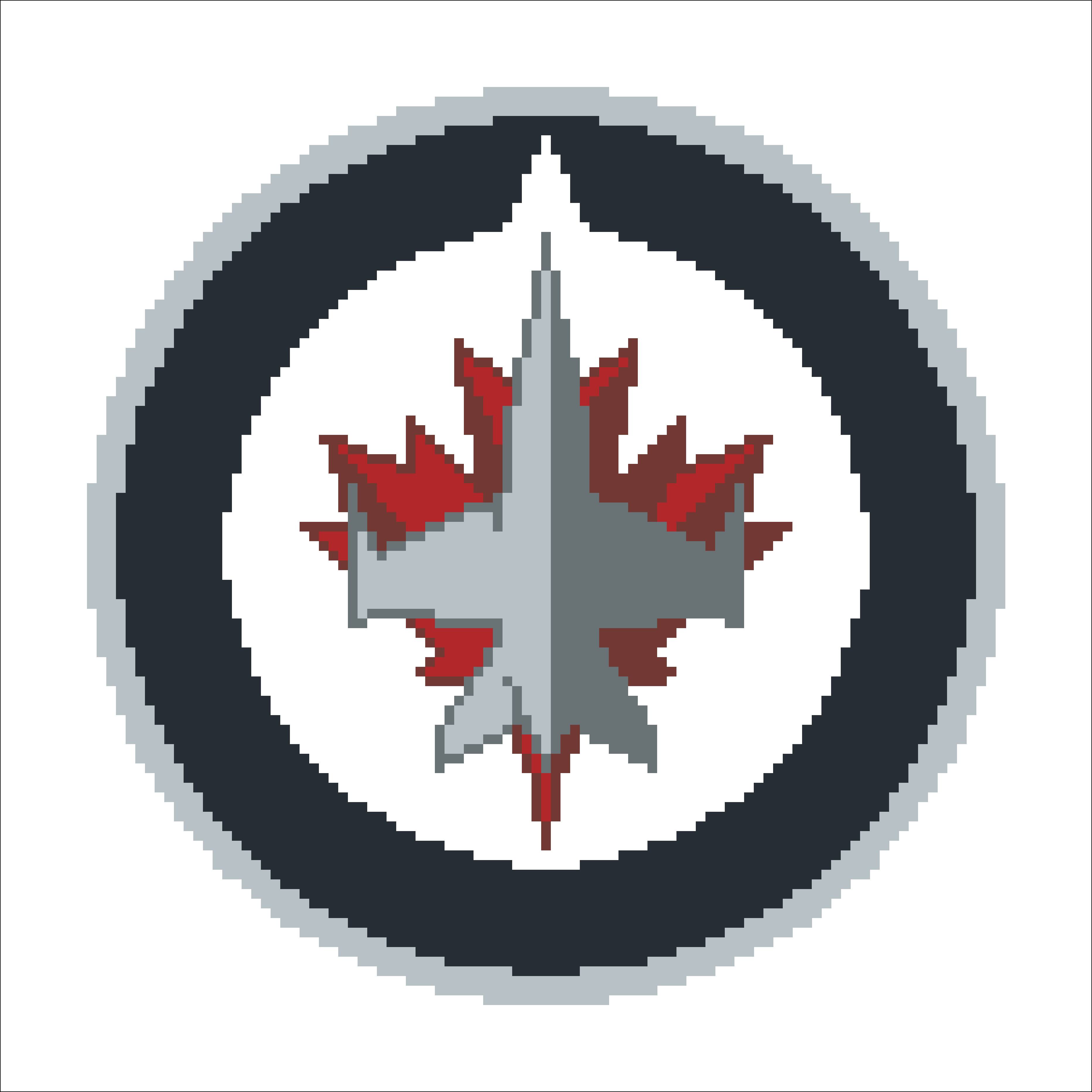 Camelot® Dots NHL Winnipeg Jets Diamond Painting Kit