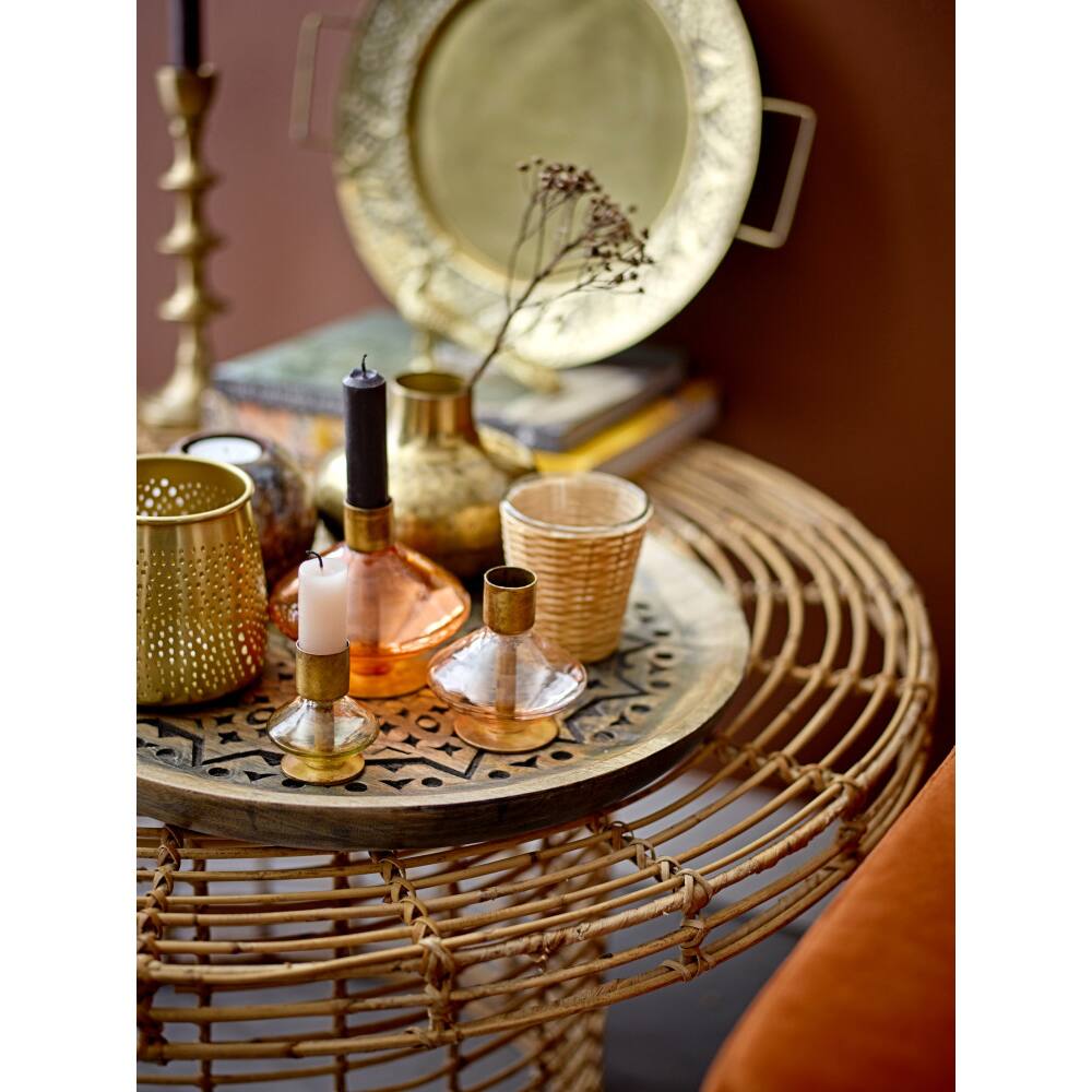 Hello Honey® Multi-Color Glass & Metal Taper Holders Set, 4ct.