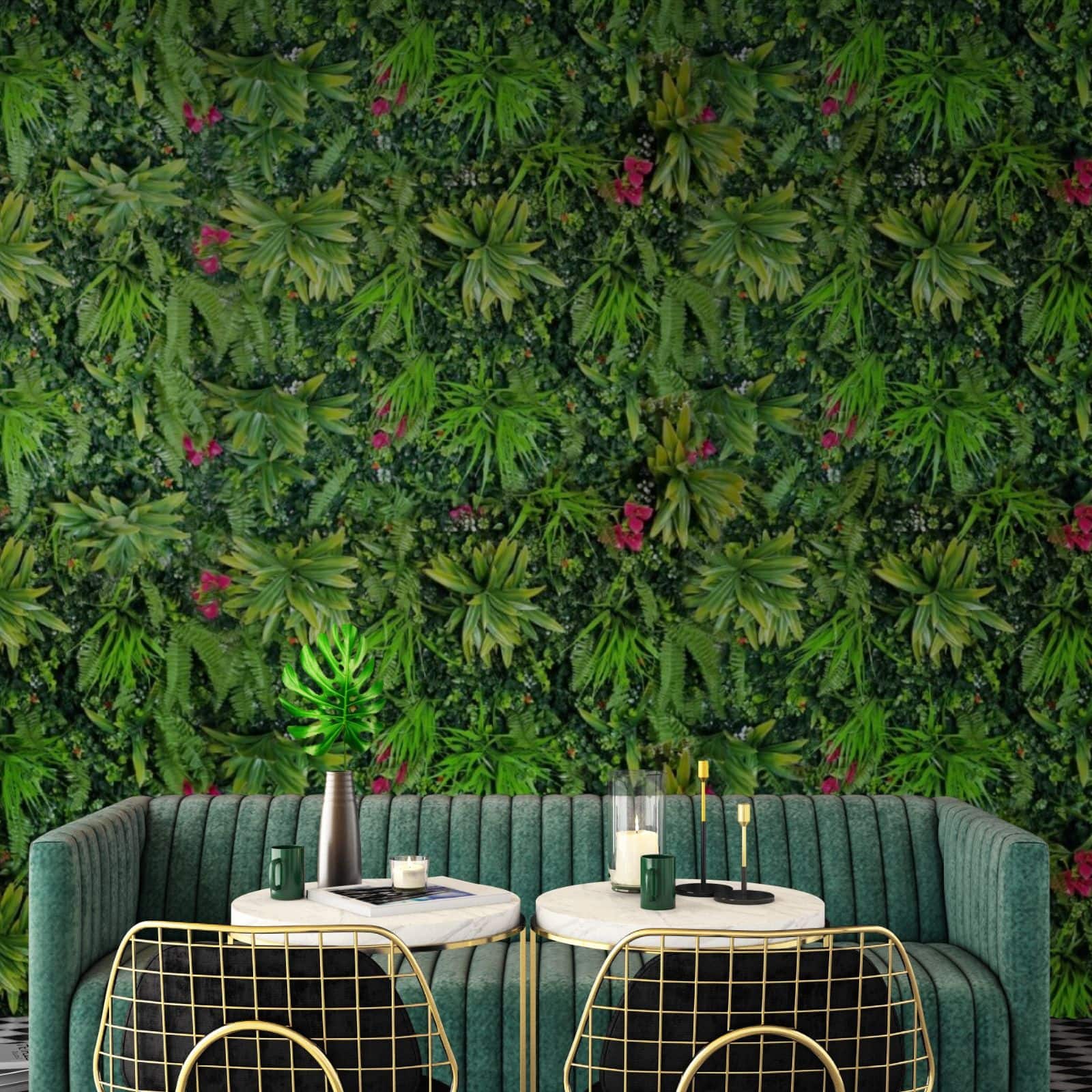 20" Verona Style Plant Living Wall Panels, 4ct.