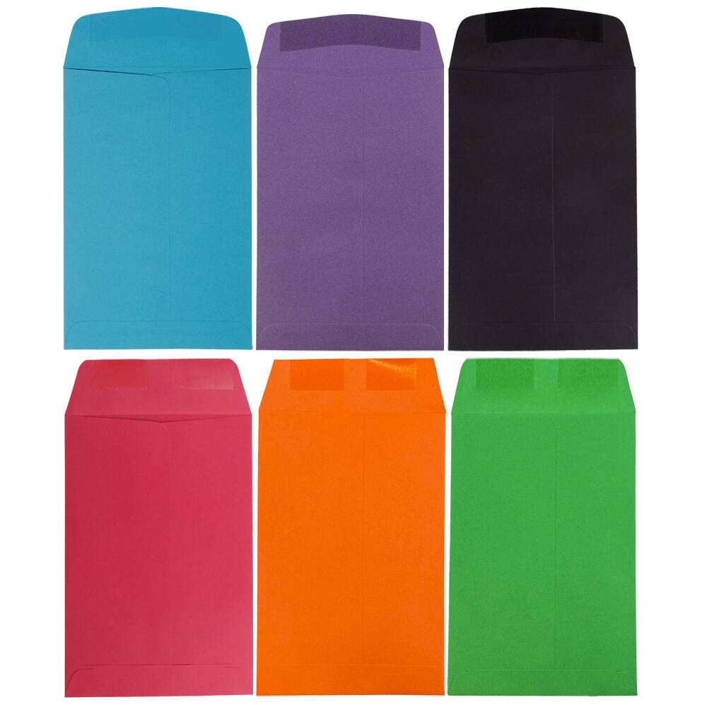 JAM Paper 6" x 9" Assorted Open End Catalog Envelopes, 60ct.