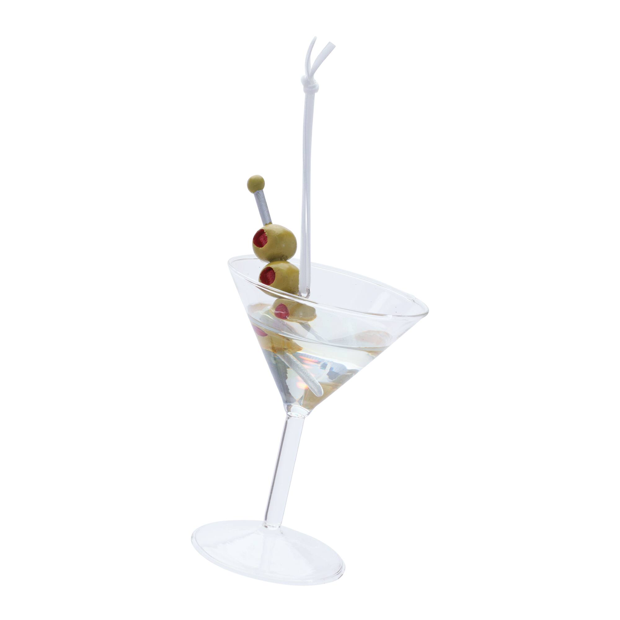 Melrose 5.75" Martini Glass Ornaments, 6ct.