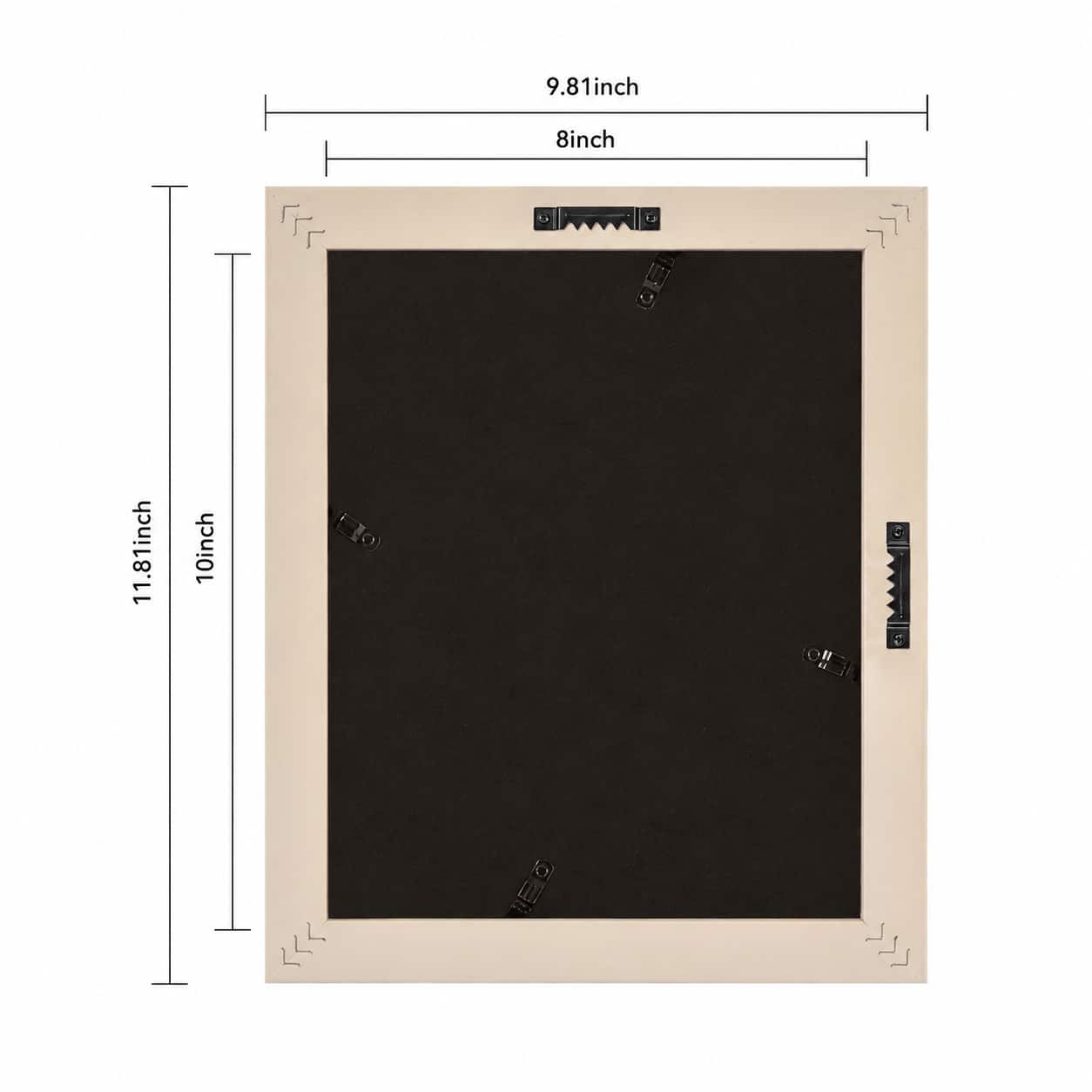 Home White & Gold Stripe Wood Gallery Frame by Ashland