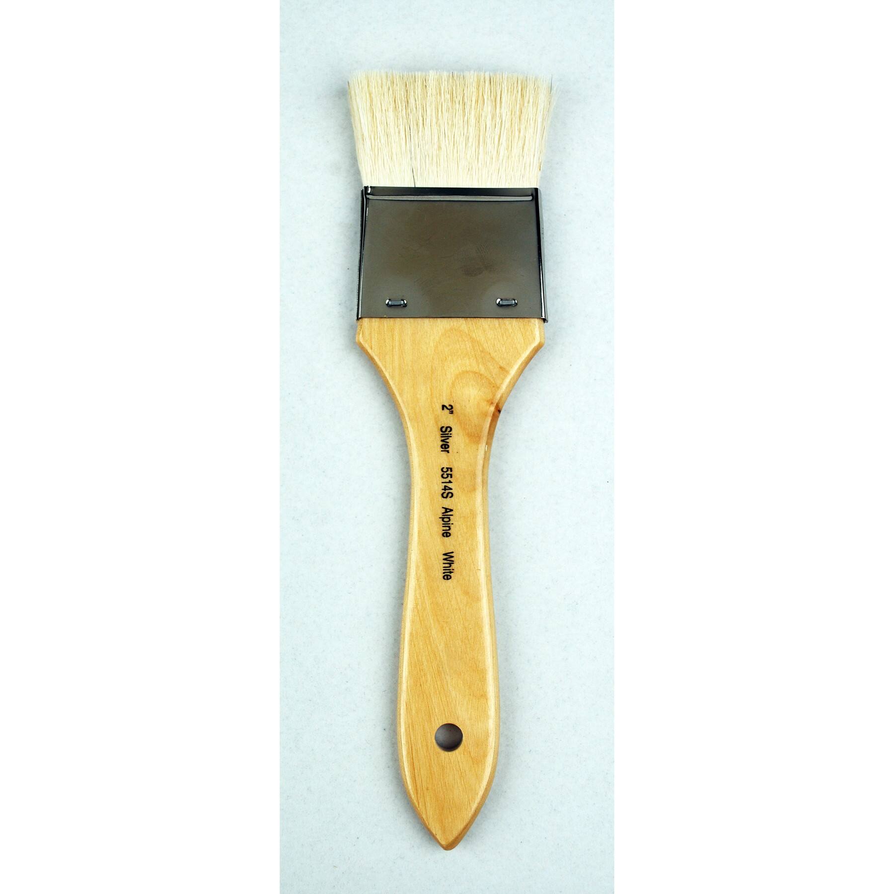 Silver Brush Limited Alpine White™ Wide Wash & Blend Background Brushes Set
