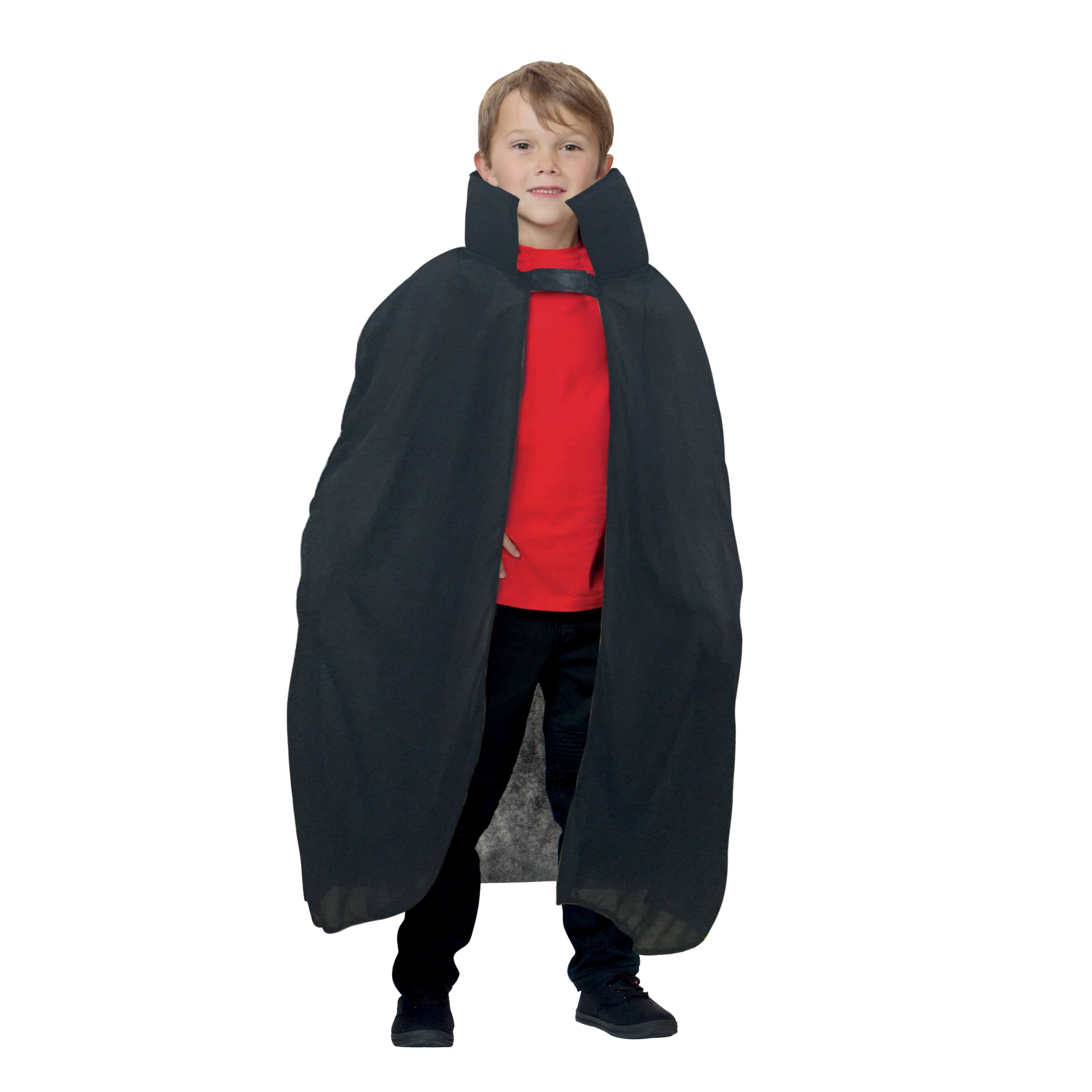 Black Vampire Cape Child Costume