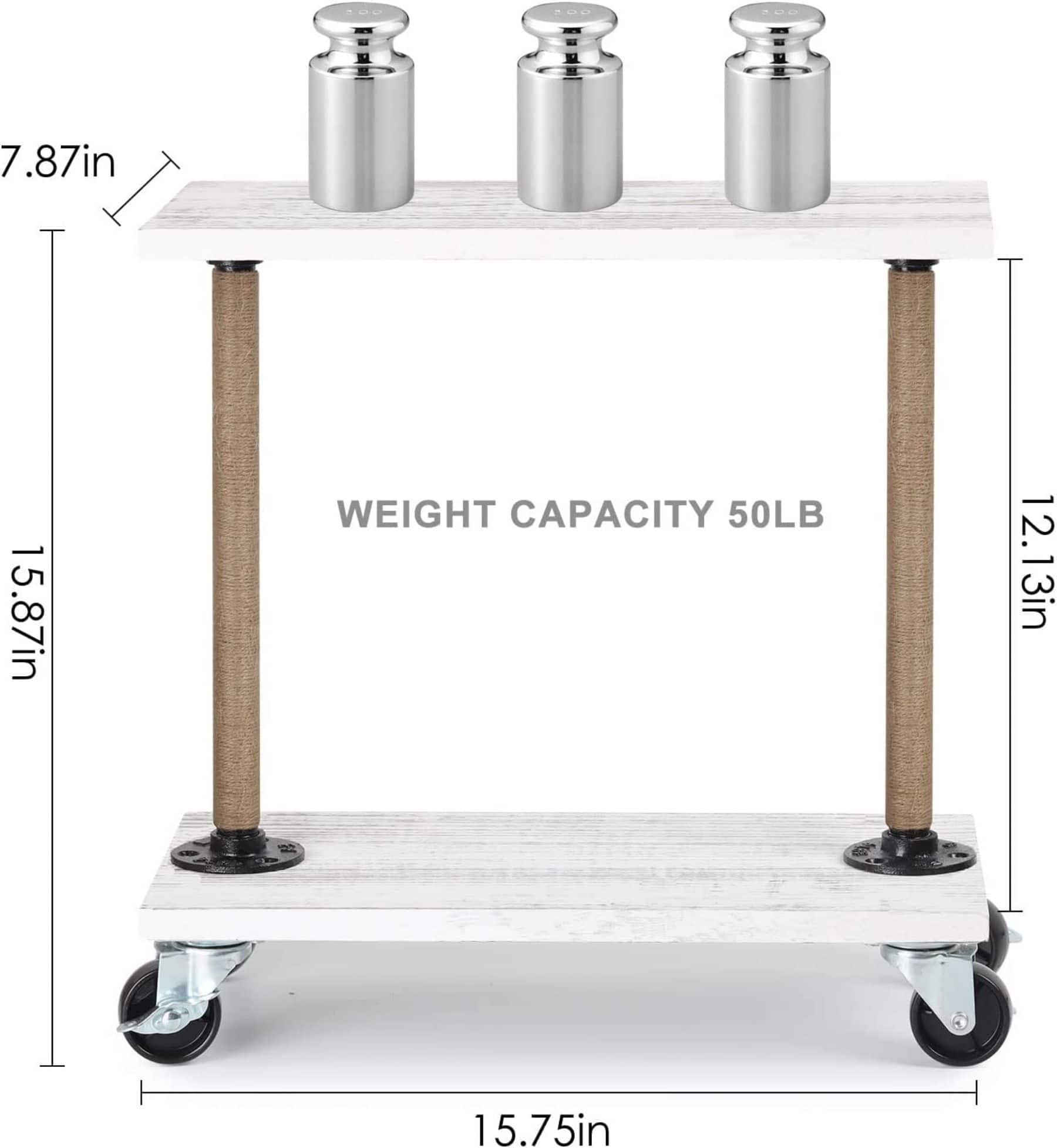NEX™ 16" Narrow End Table with Wheels