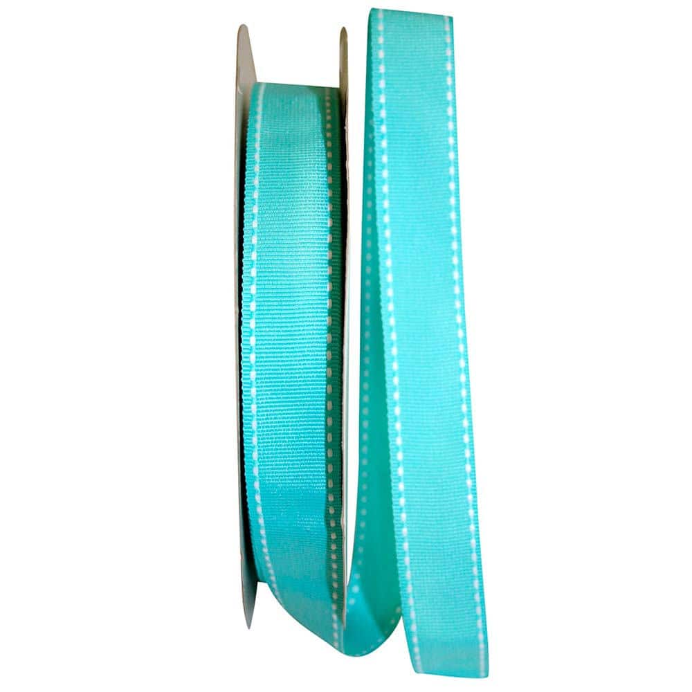 JAM Paper 7/8" x 50yd. Grosgrain Saddle Stitch Ribbon