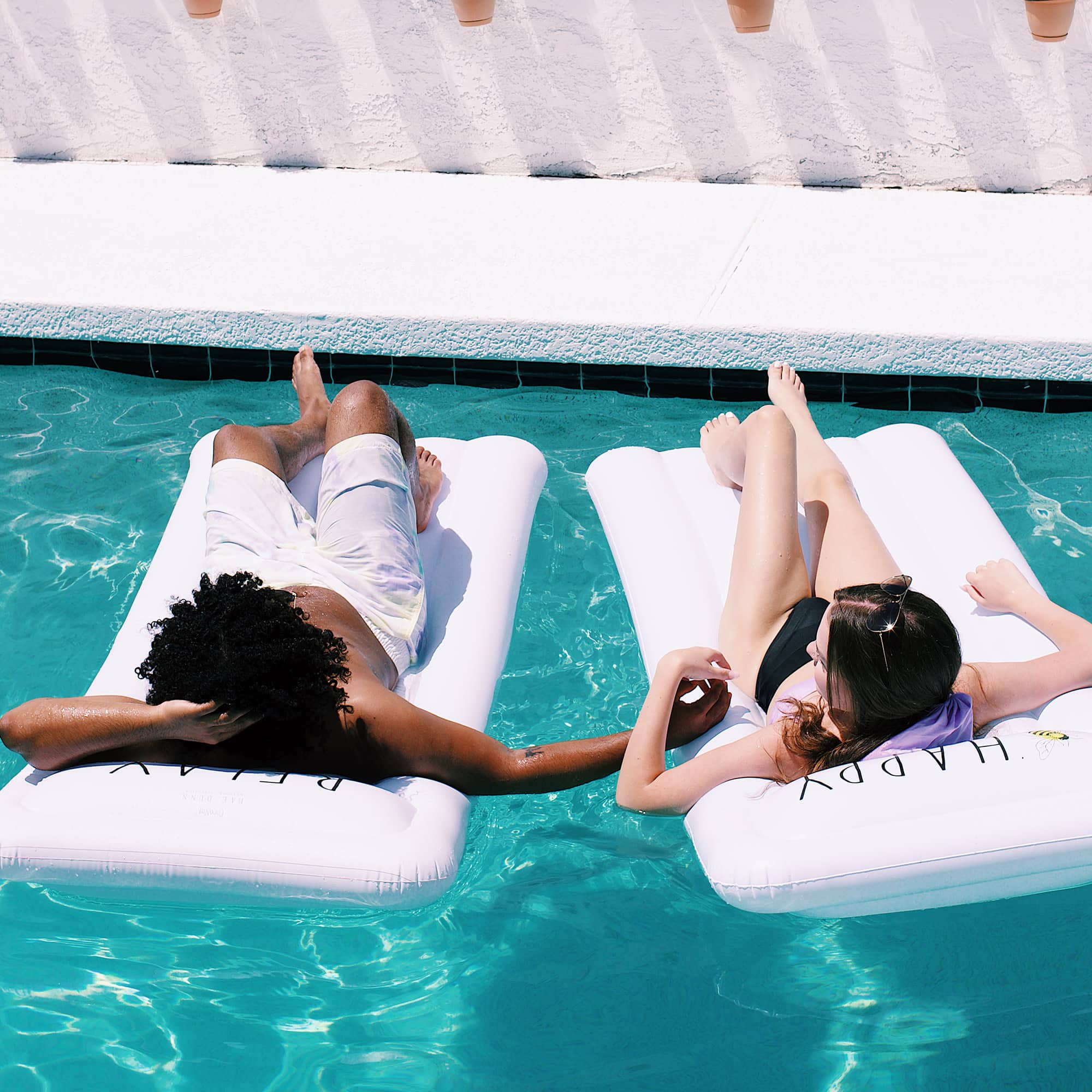 Rae Dunn 6ft. Relax Lounger Pool Float