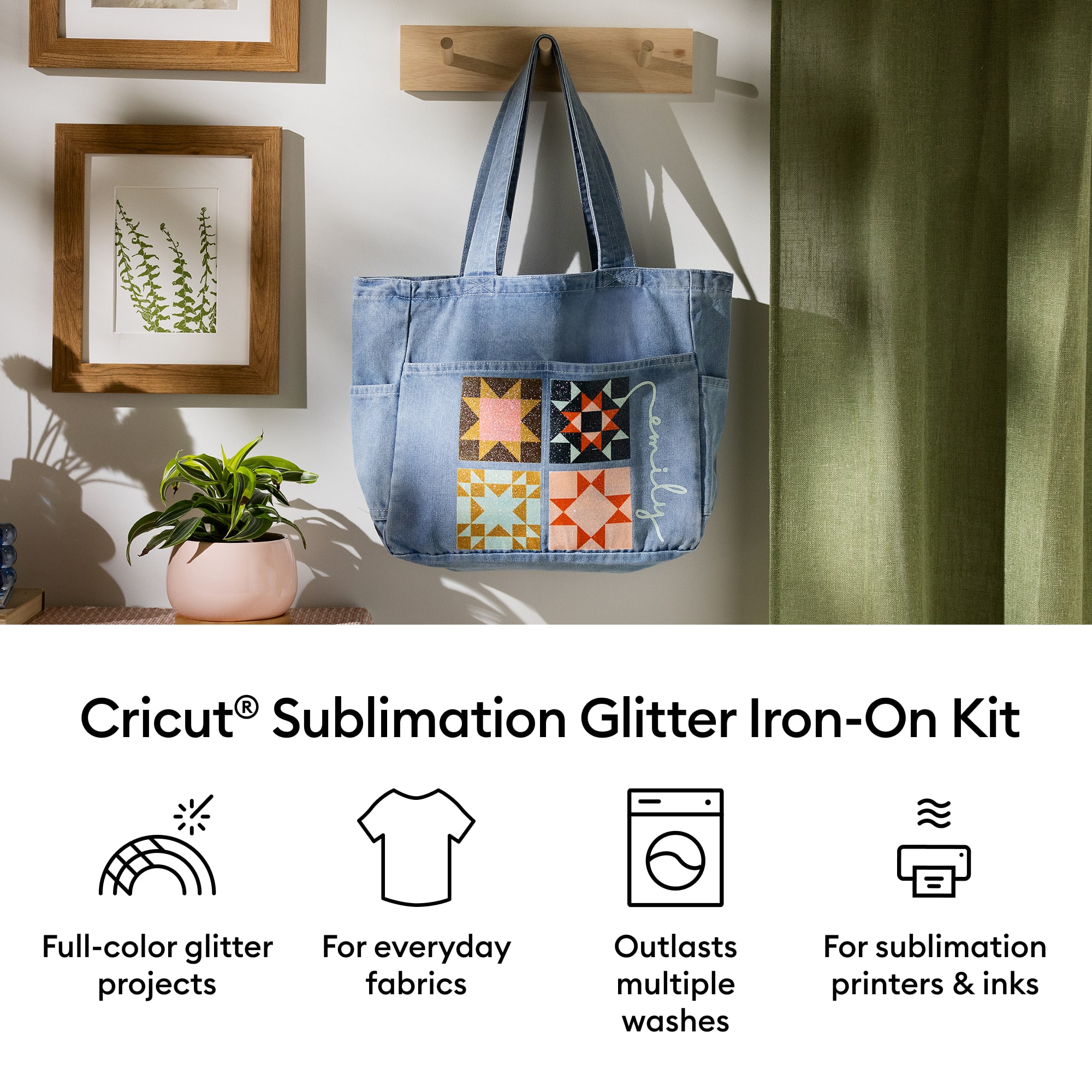 Cricut® Sublimation Glitter Iron-On Kit